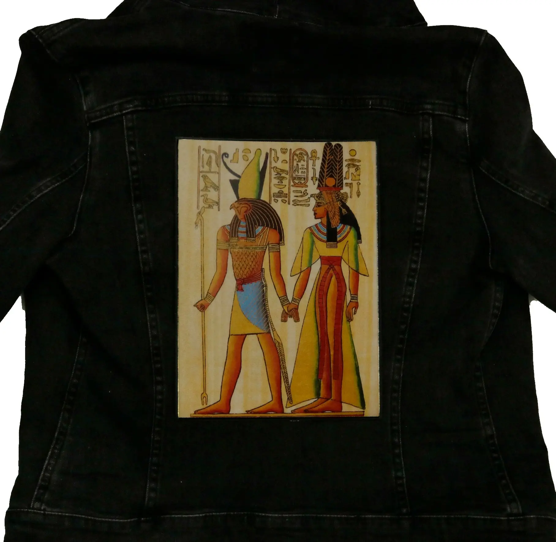 Queen Nefertiti And God Horus Embroidered Iron-on FotoPatch - Image 2
