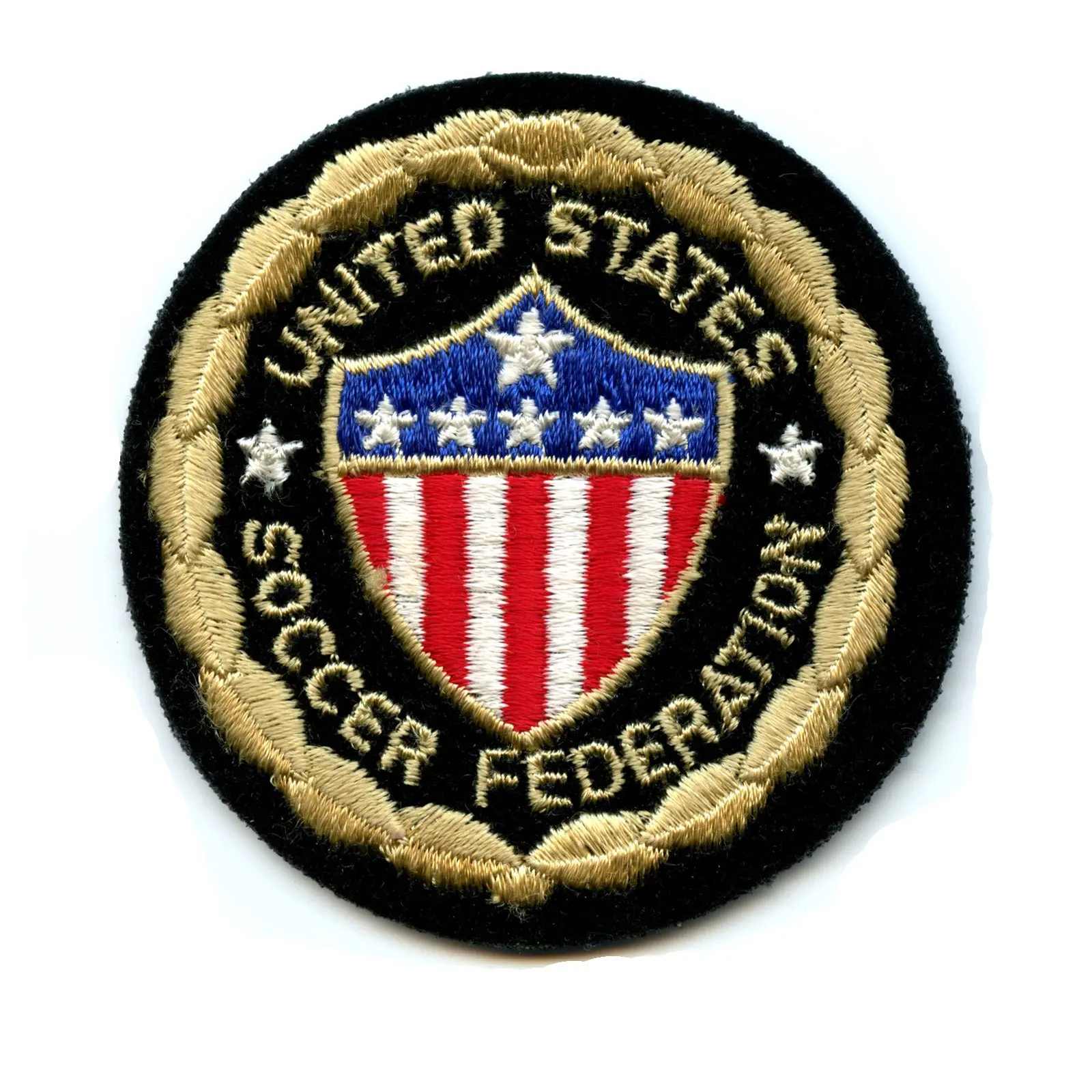 Rare United States Soccer Federation USSF Soccer Vintage Round Team Logo Patch