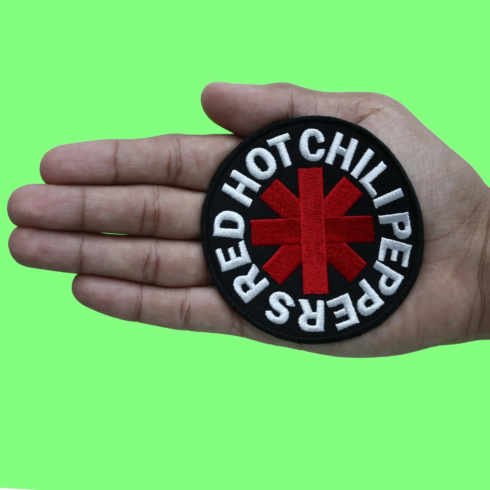 Red Hot Chili Peppers Asterisk Patch California Rock Band Embroidered Iron On - Image 2