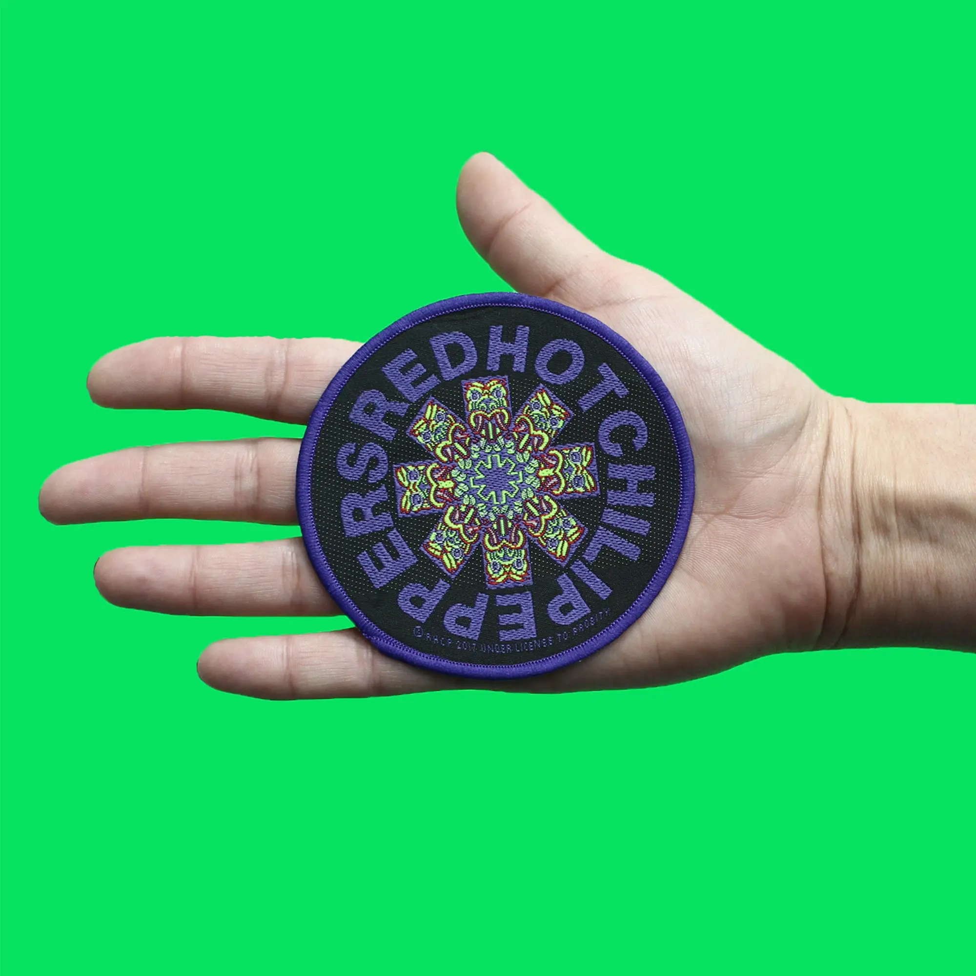 Red Hot Chili Peppers Totem Patch California Rock Band Woven Sew On ( Purple ) - Image 2