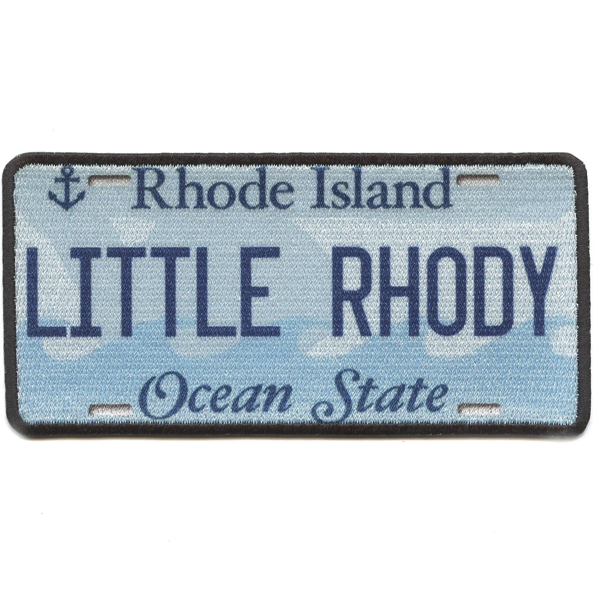 Rhode Island License Plate Patch Little Rhody State Sublimated Iron On