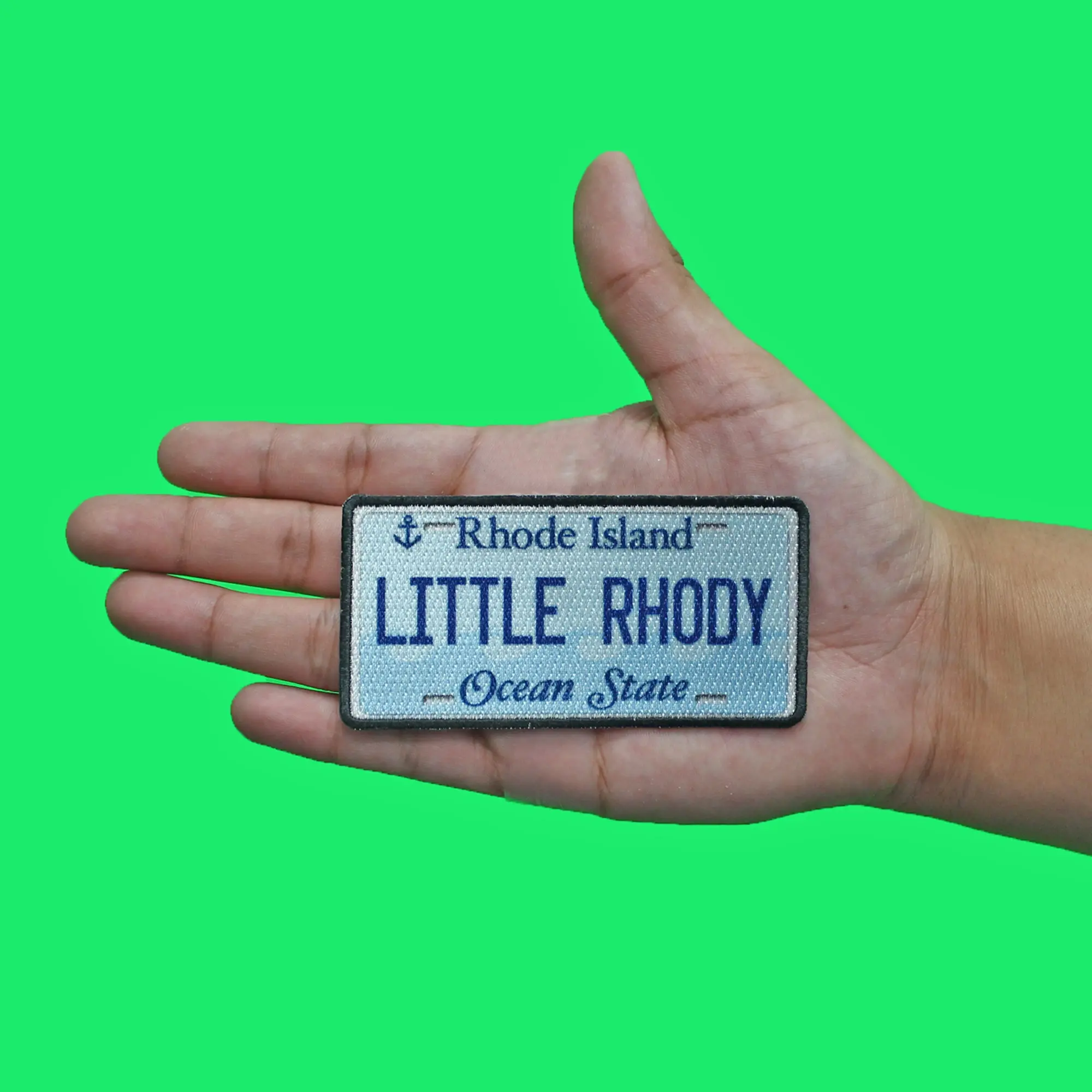 Rhode Island License Plate Patch Little Rhody State Sublimated Iron On - Image 2