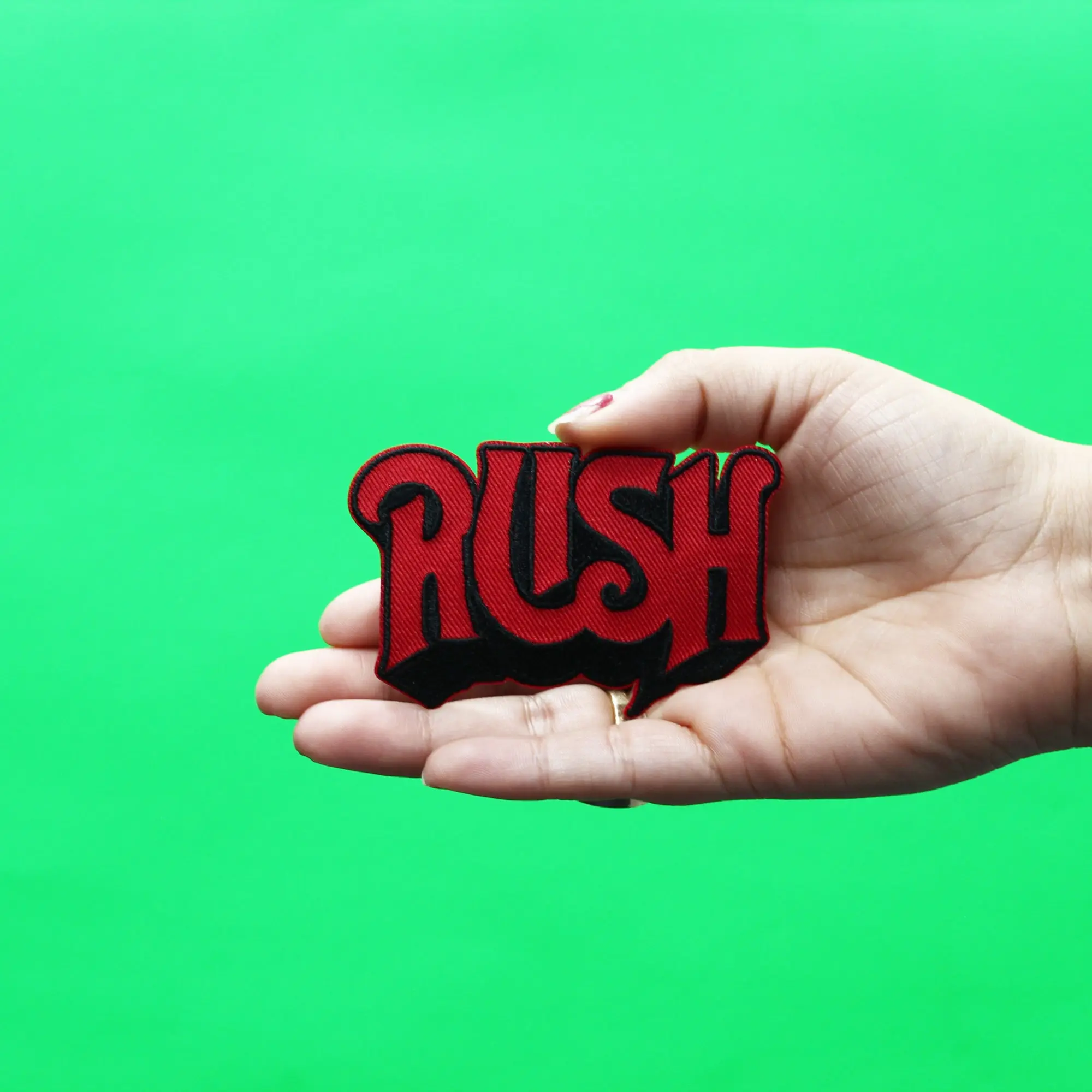 Rush Patch Band Logo Embroidered Iron On - Image 2