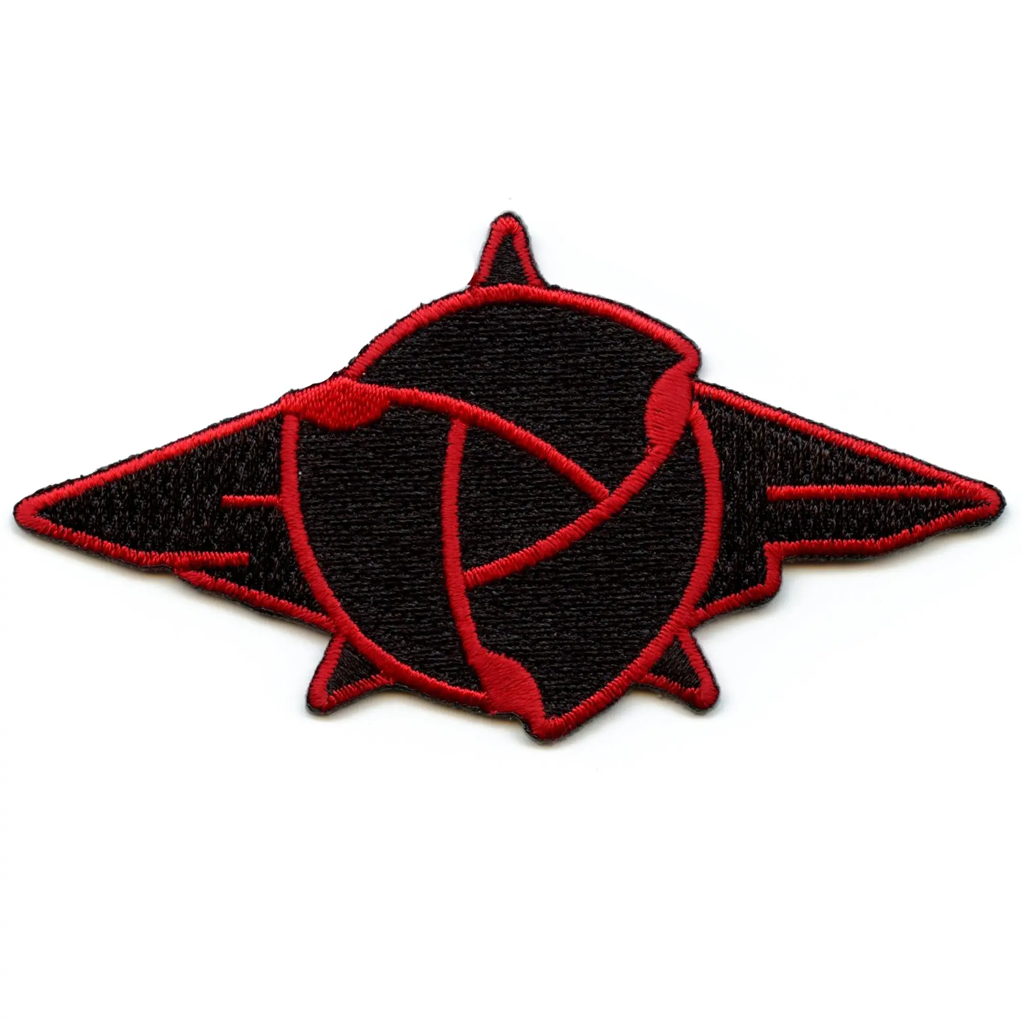 Samurai Flamenco Patch Red SF Logo Embroidered Iron On