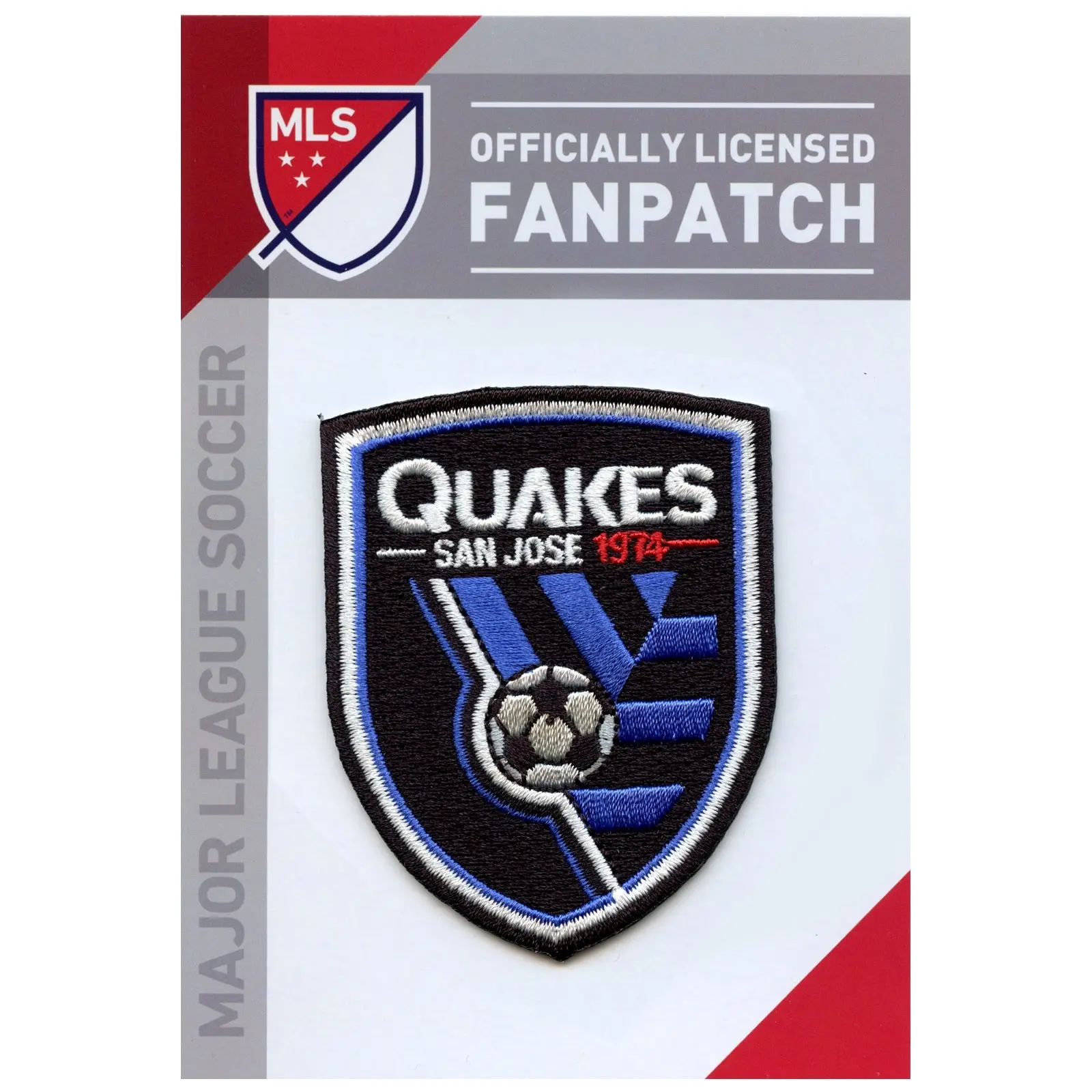 San Jose Earthquakes Primary Team Crest Embroidered Jersey Patch