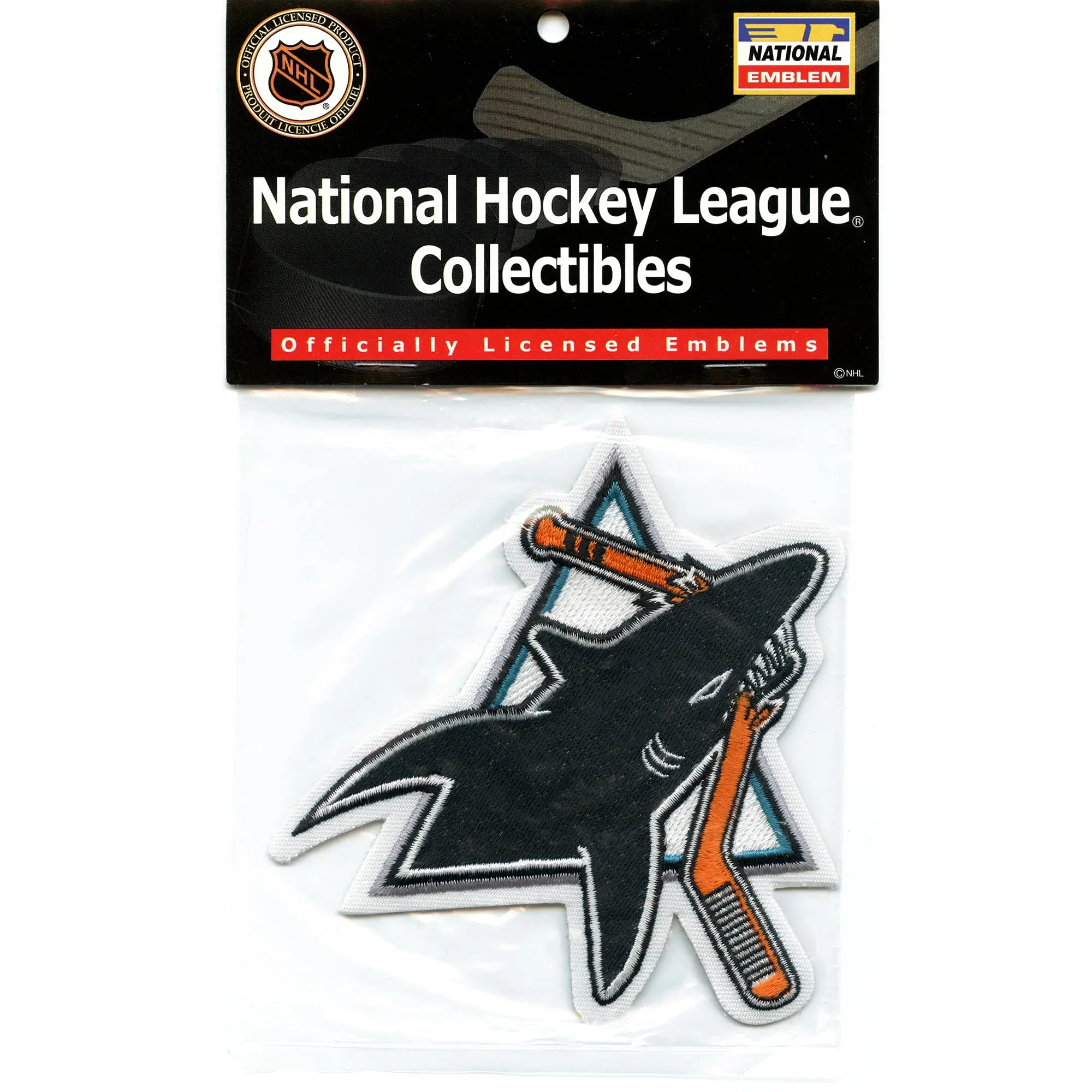San Jose Sharks Retro Team Logo Embroidered Iron On Patch