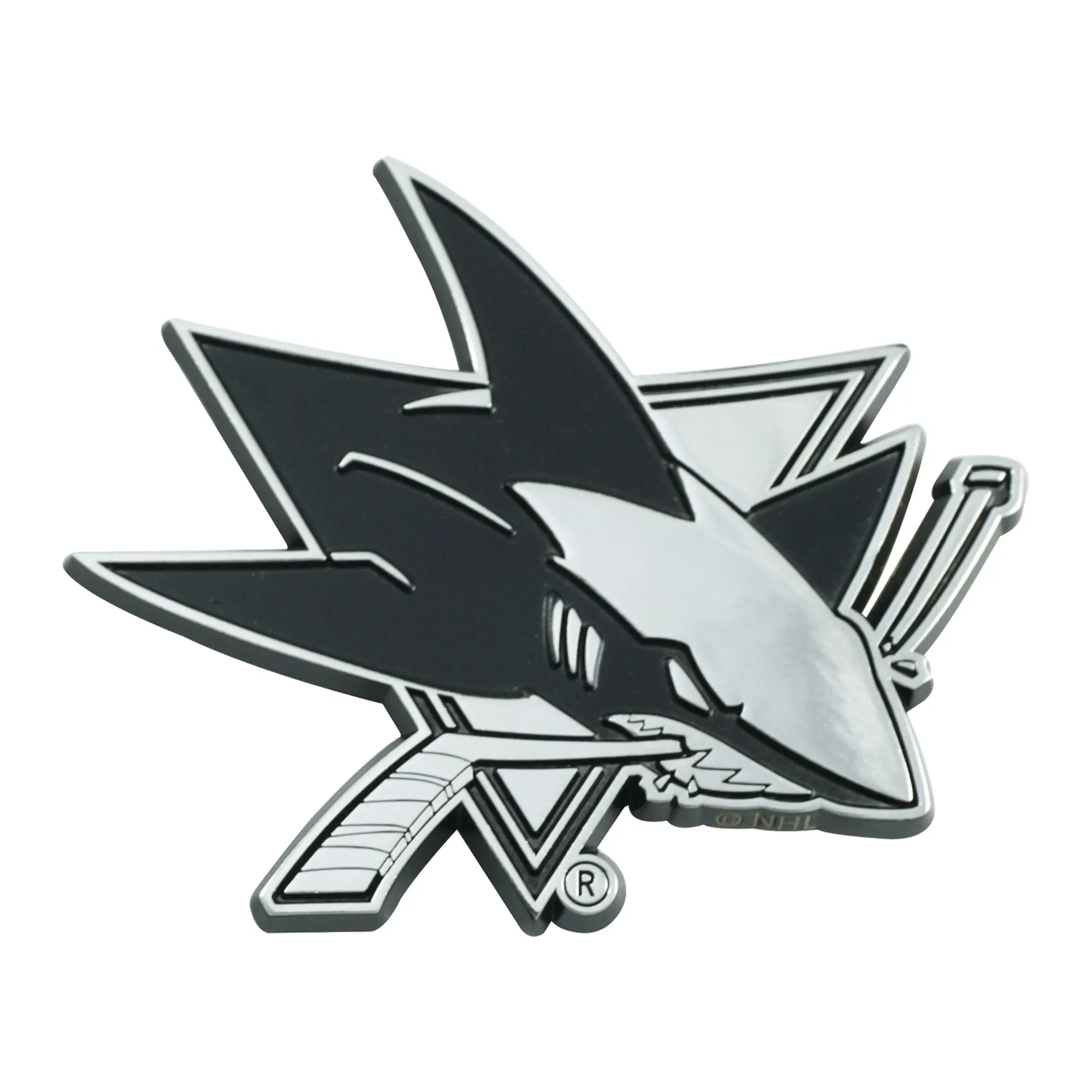 San Jose Sharks Solid Metal Emblem