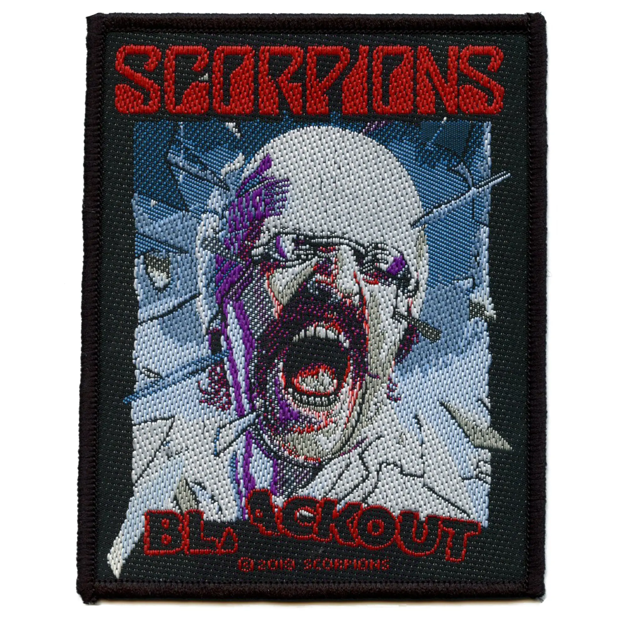 Scorpions Black Out Patch Music Rock Album Woven Sew On