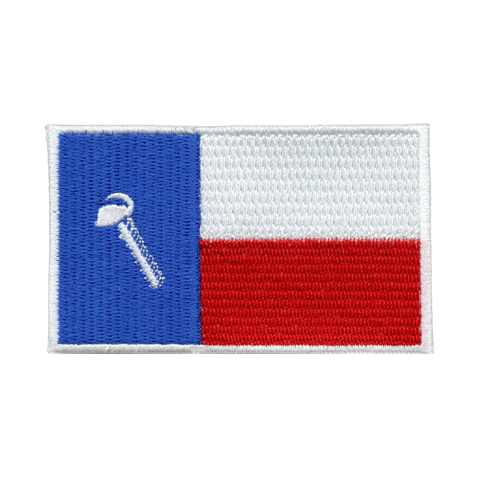 Screw Texas Flag Parody Embroidered Iron On Patch - Image 2
