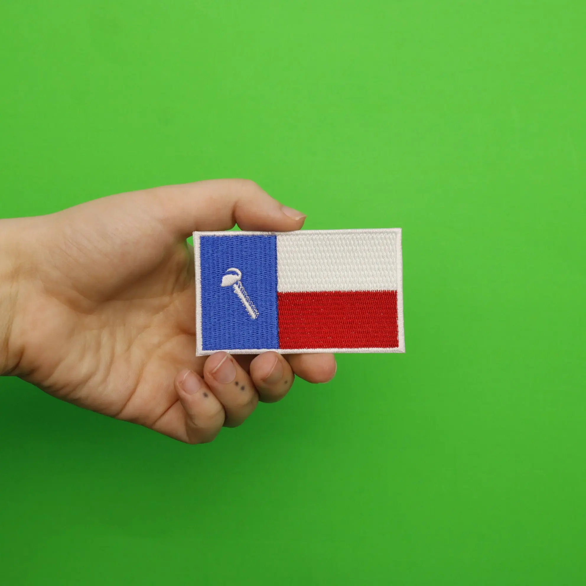 Screw Texas Flag Parody Embroidered Iron On Patch - Image 3