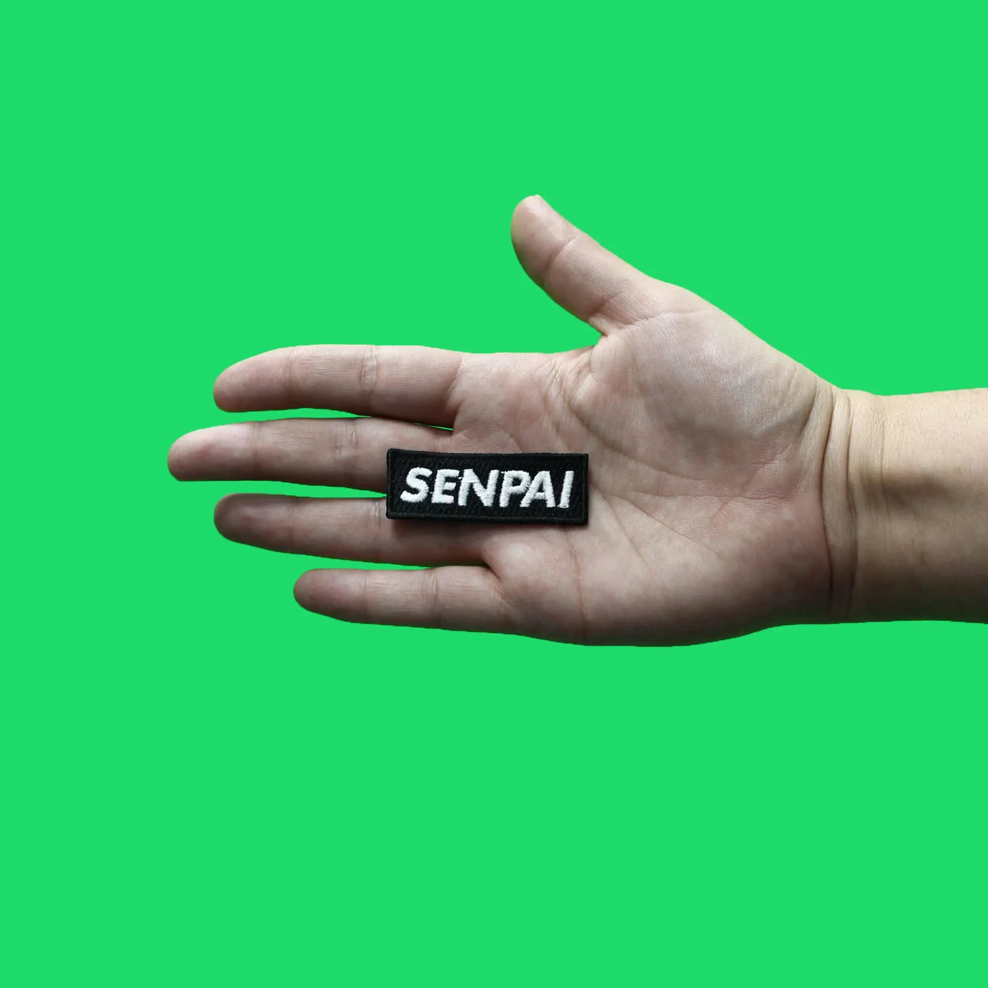 Senpai Hat Patch Box Logo Embroidered Iron On - Image 2