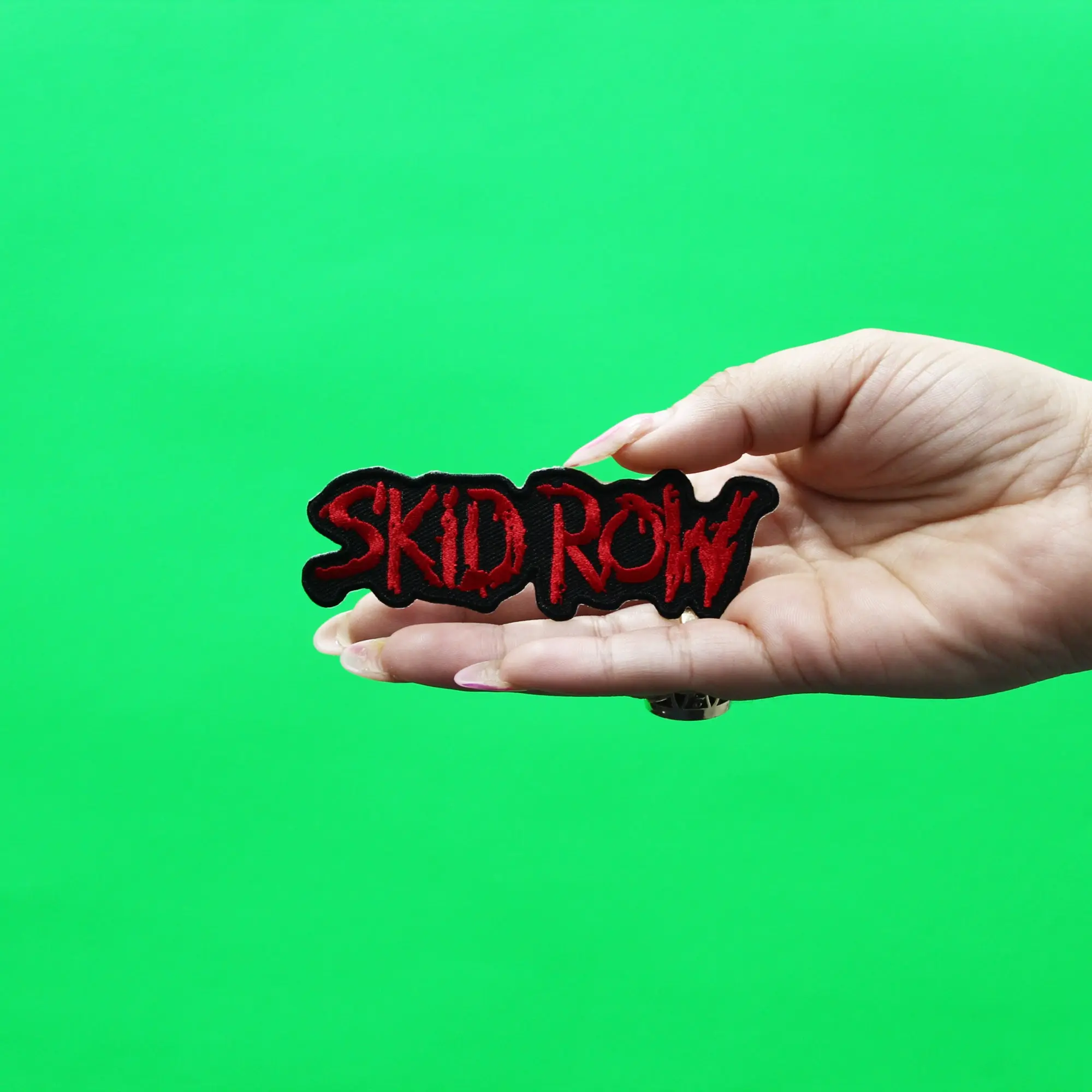 Skid Row Patch Rock Band Logo Embroidered Iron On - Image 2