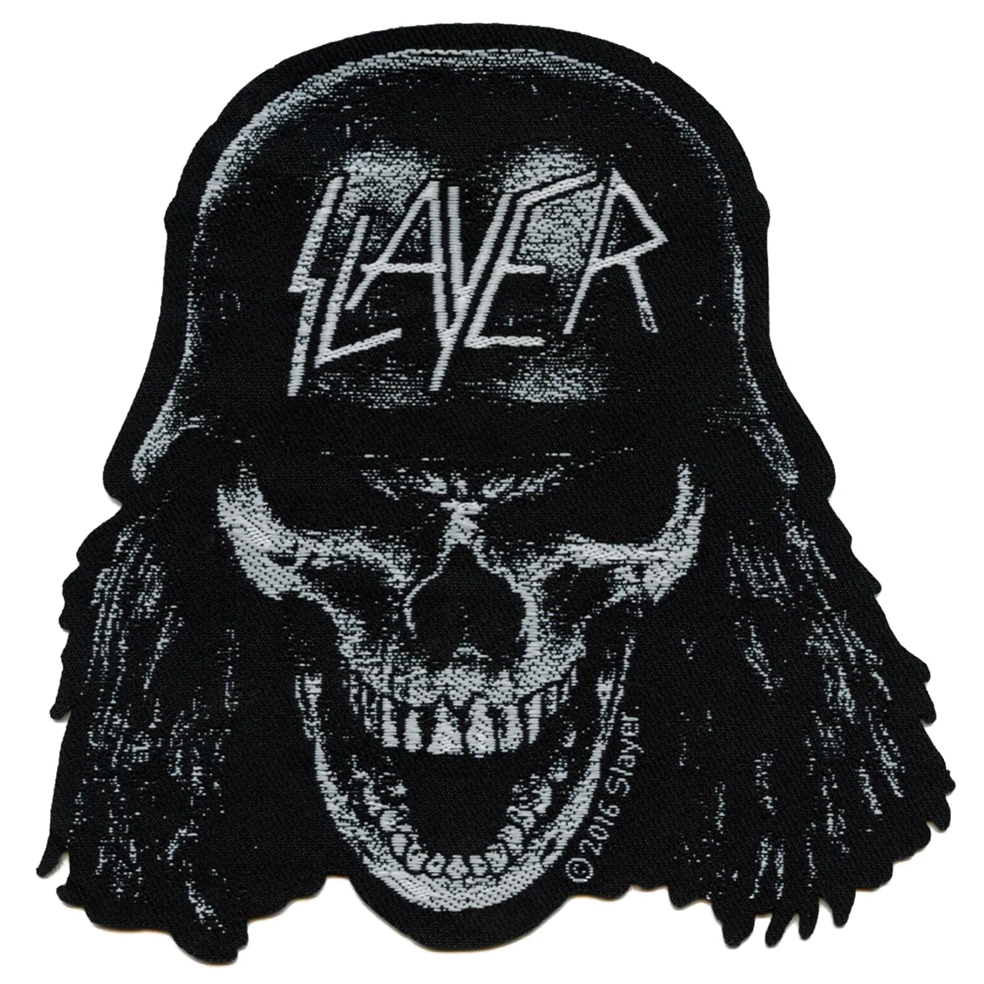 Slayer Wehrmacht Skull Patch Heavy Metal Band Woven Sew On