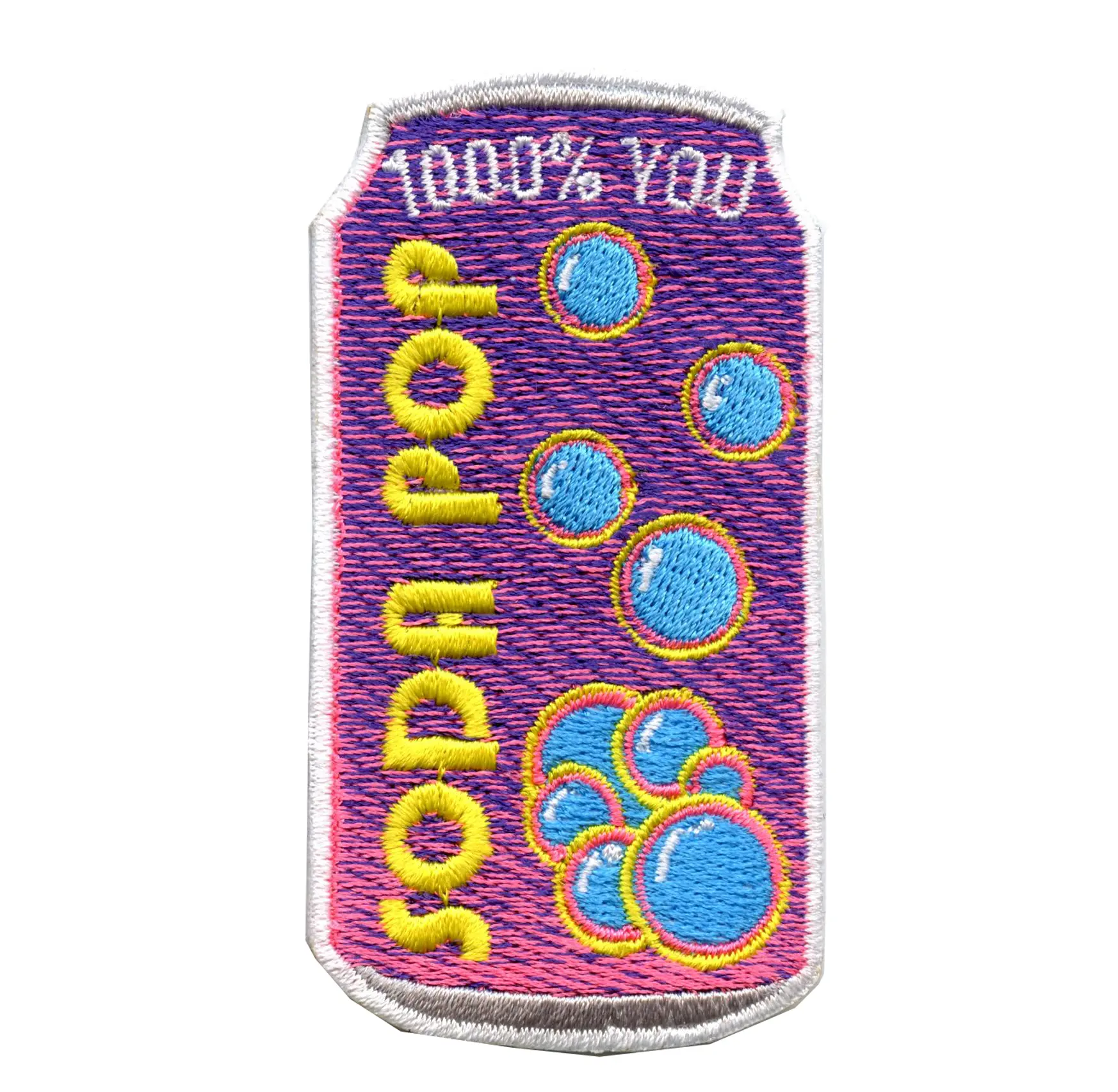 Soda Pop 100% You Patch Animated Cartoon Singers Embroidered Iron On
