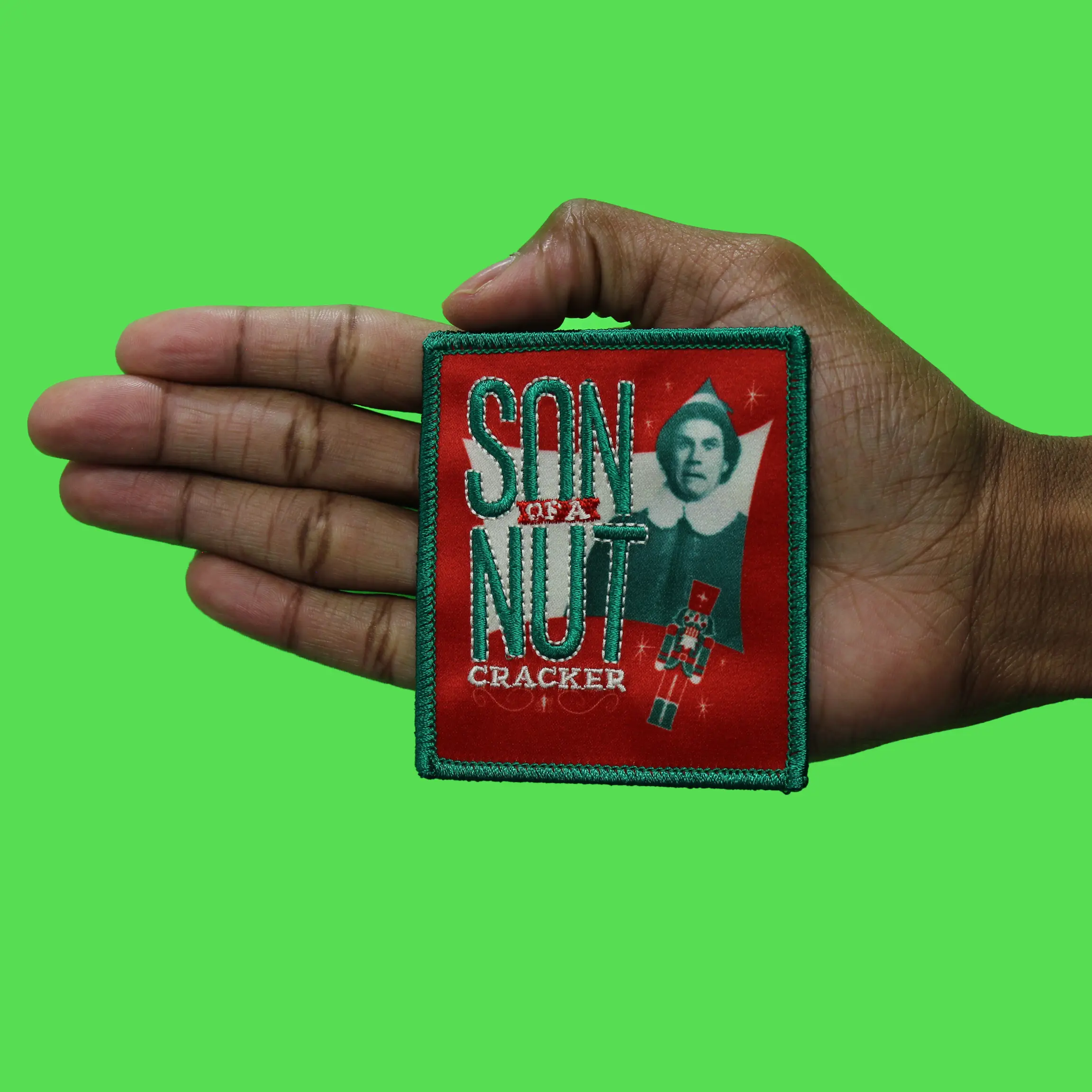 Son Of a Nutcracker Patch Elf Christmas Movie Embroidered Iron on - Image 2