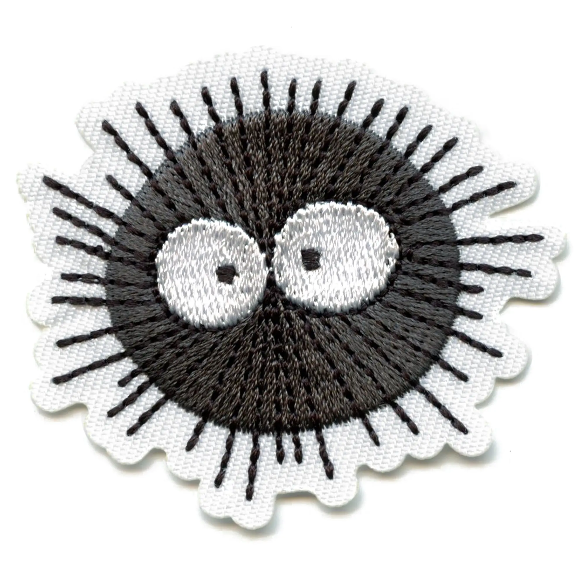Anime Soot Mite Patch Spiky Creature Embroidered Iron On