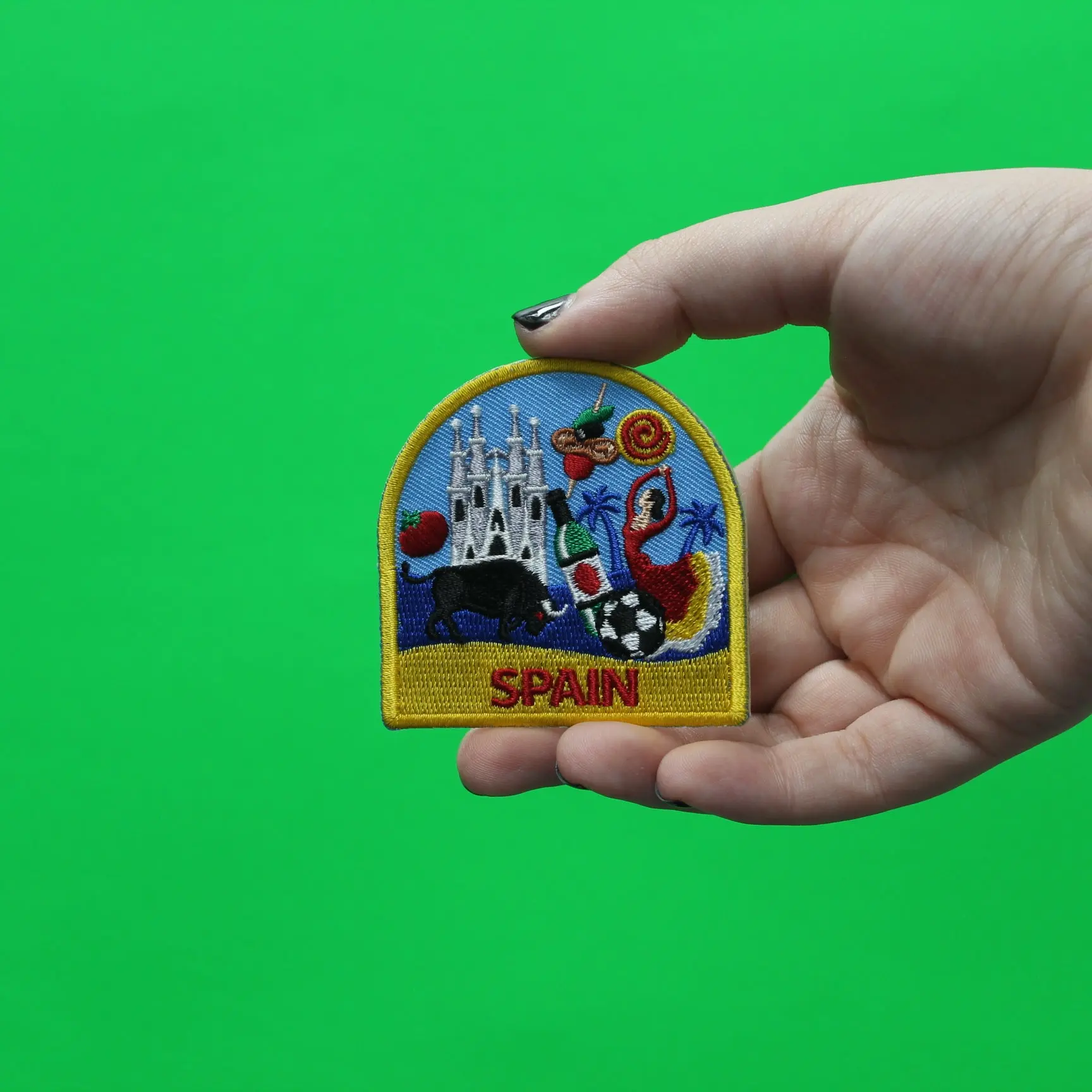 Spain World Showcase Travel Patch Souvenir History Vacation Embroidered Iron On - Image 2