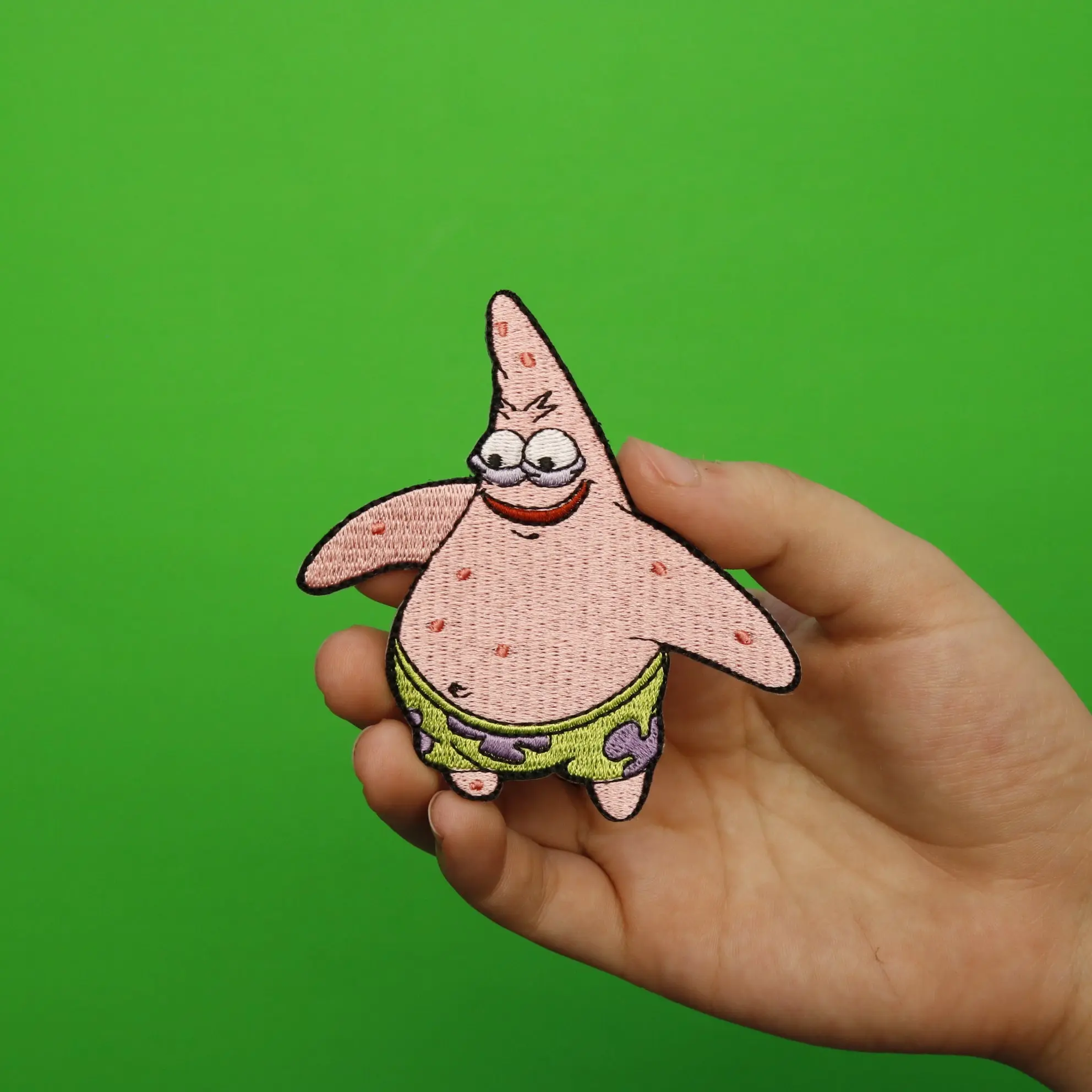SpongeBob SquarePants Savage Patrick Embroidered Iron On Patch - Image 3