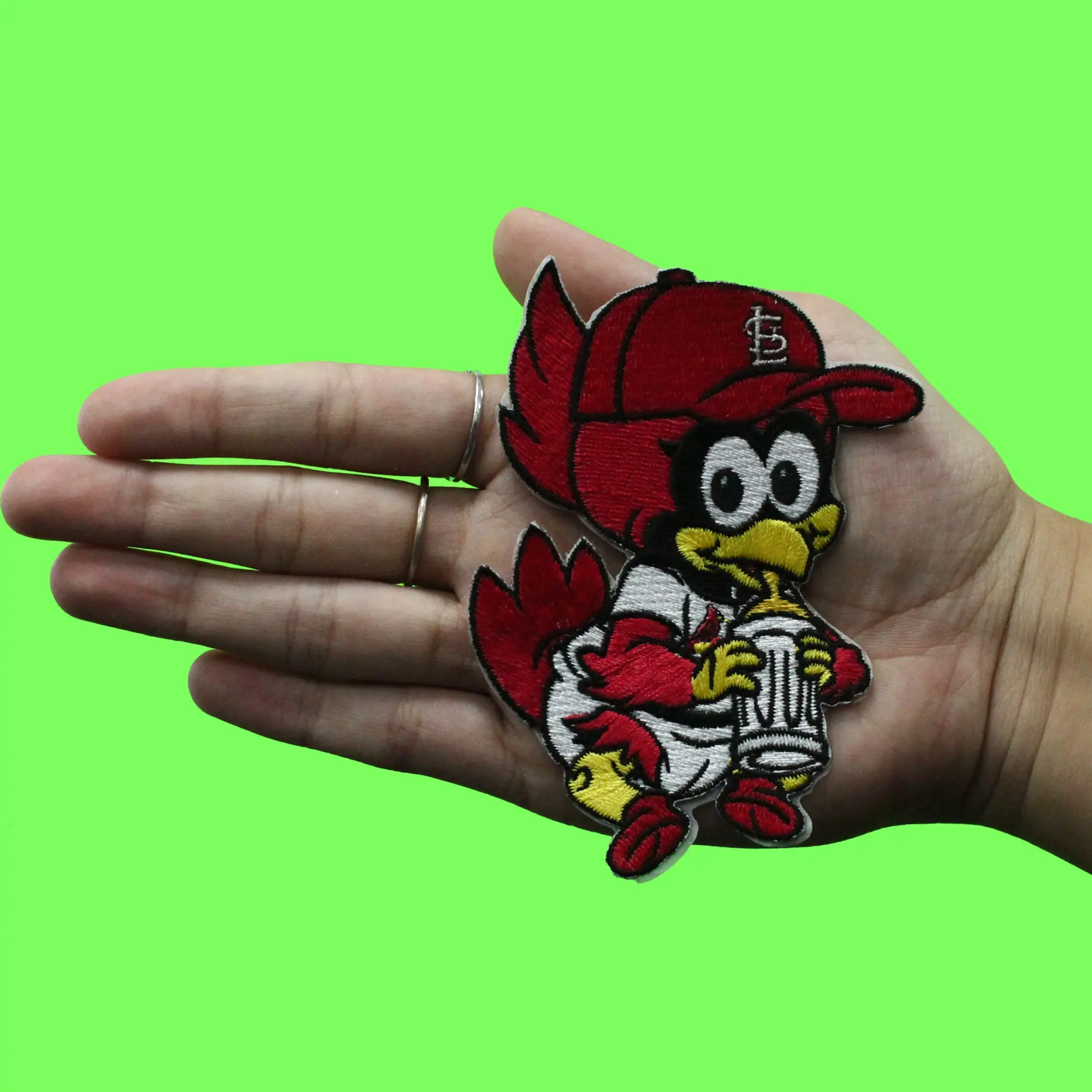 St. Louis Cardinals Team Baby Mascot 'Fredbird' Self-Adhesive Patch - Image 2