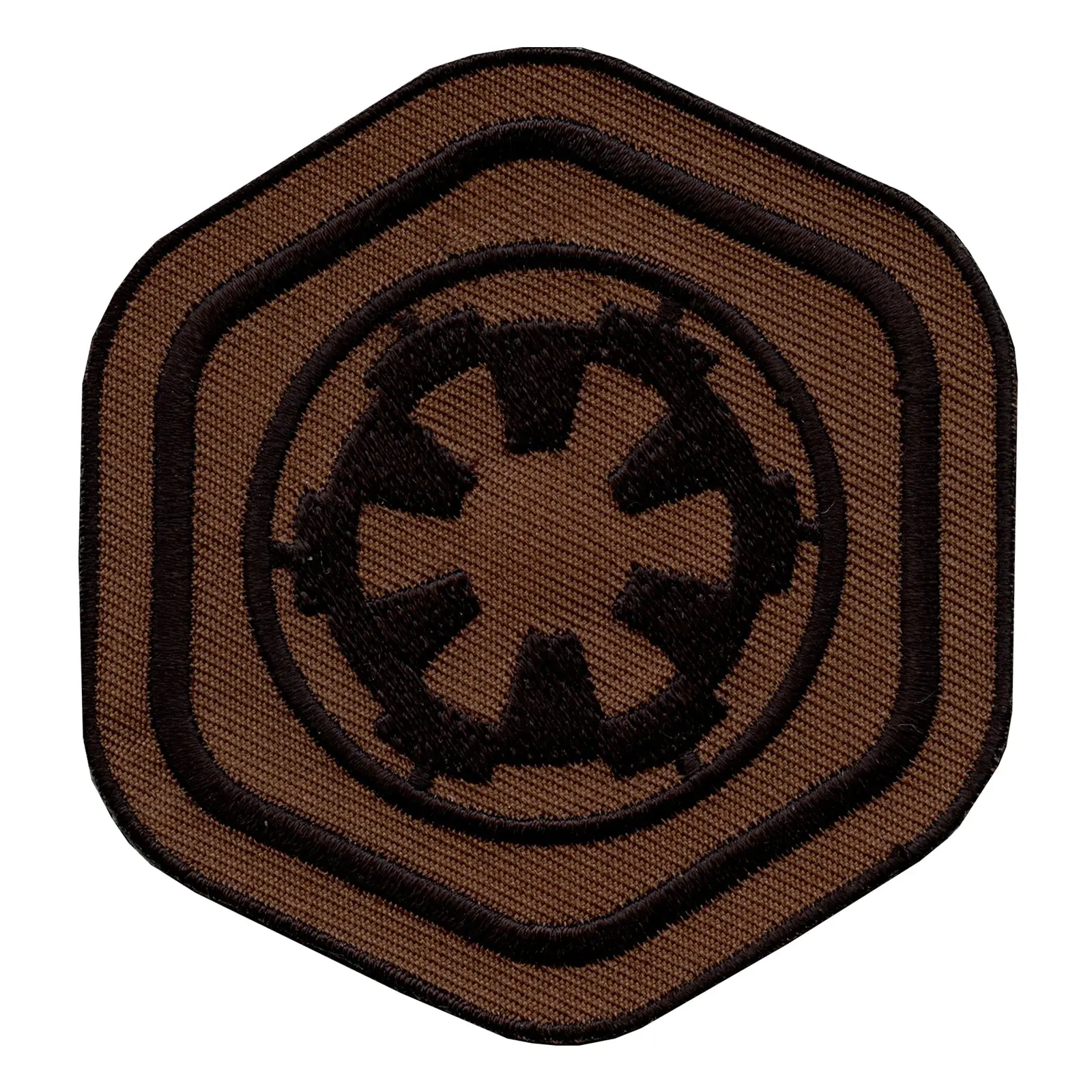 Star Wars Rogue One Scarif Galactic Empire Crest Iron On Patch (Hex)