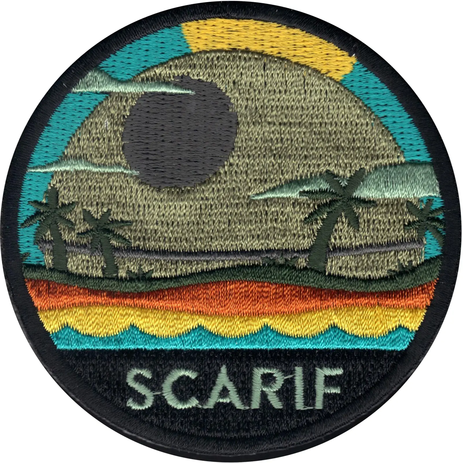 Star Wars Rogue One Scarif Imperial Base Iron On Patch