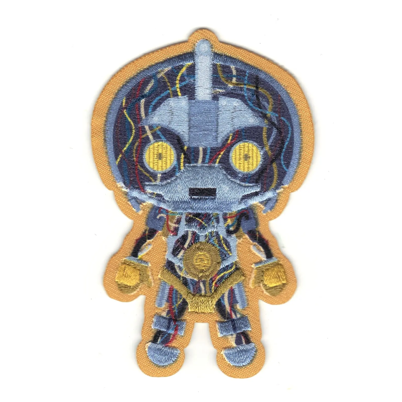 Star Wars The Phantom Menace C-3PO Stripped Logo Iron on Patch