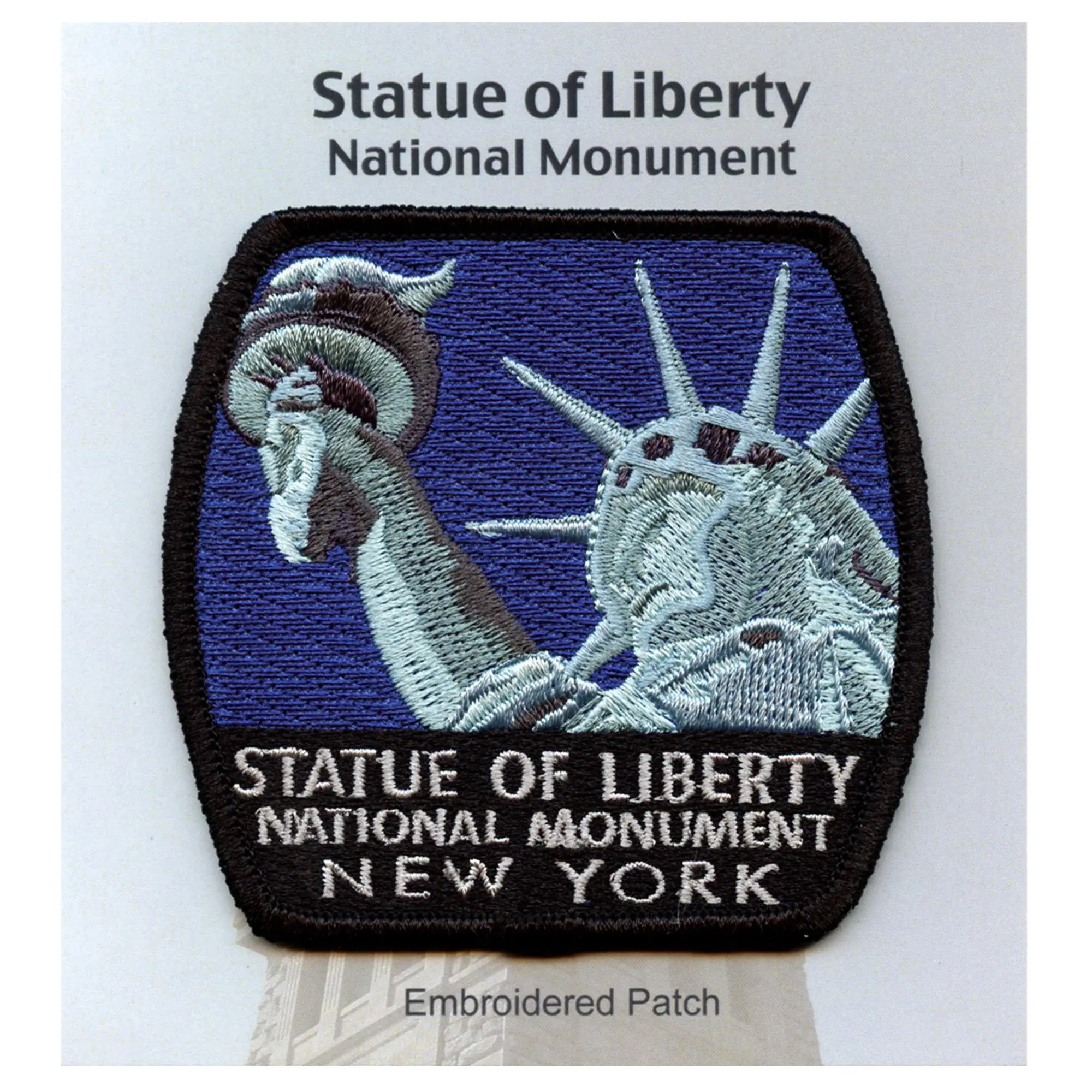 Statue Of Liberty National Monument Patch Travel New York Embroidered Iron On - Image 2