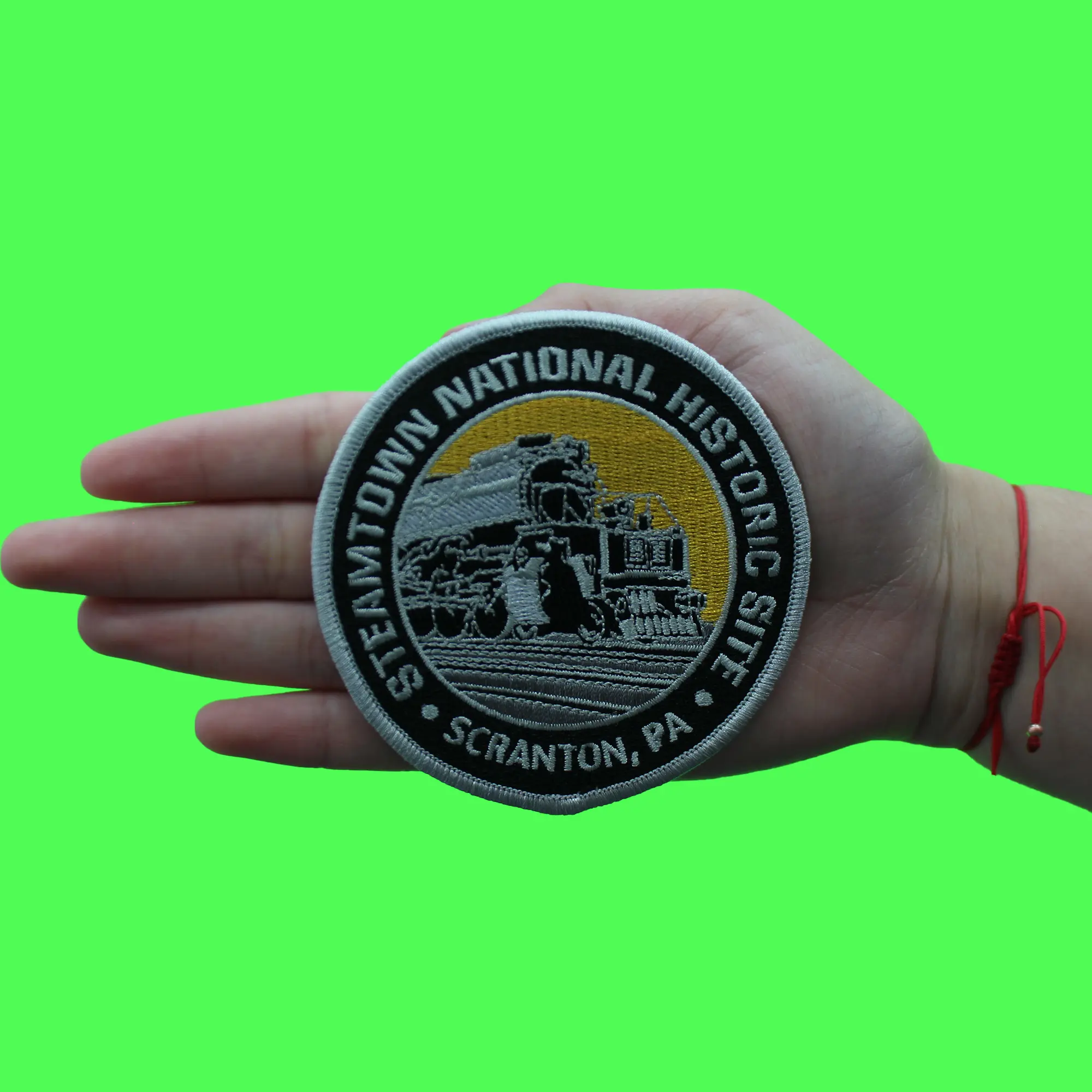 Steamtown National Historic Site Patch Scranton Pennsylvania Souvenir Embroidered Iron On - Image 2
