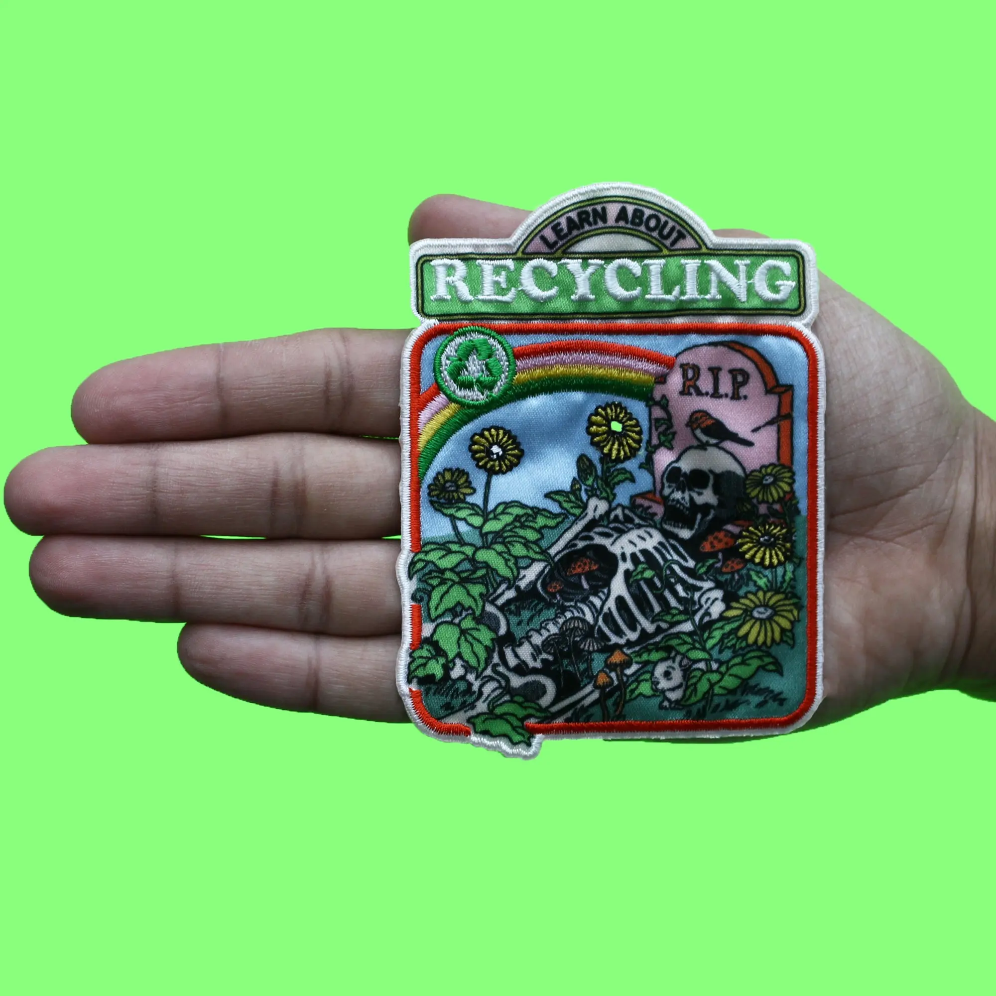 Steven Rhodes Rotten Corpse Patch Learning About Recycling Sublimated Embroidery Iron-On - Image 2
