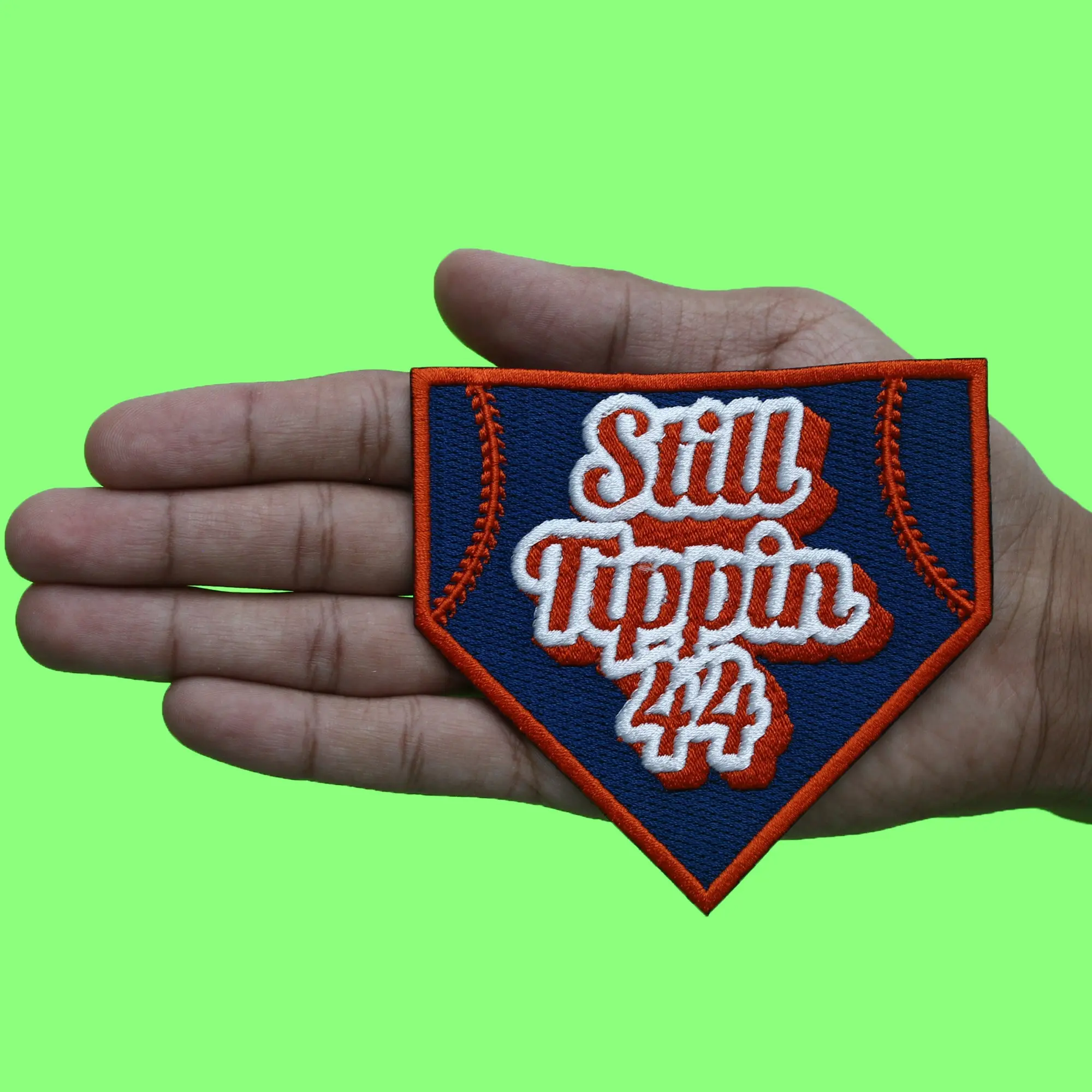 Still Tippin 44 Patch Houston Texas Baseball Embroidered Iron On - Image 2