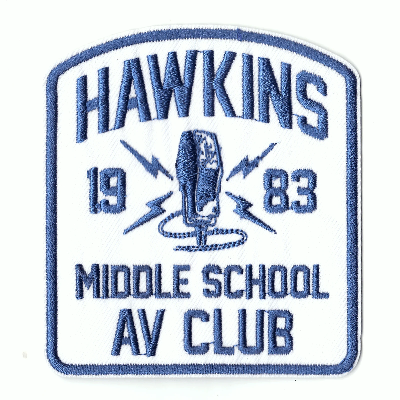 Stranger Things Hawkins Middle School AV Club Logo Iron On Patch