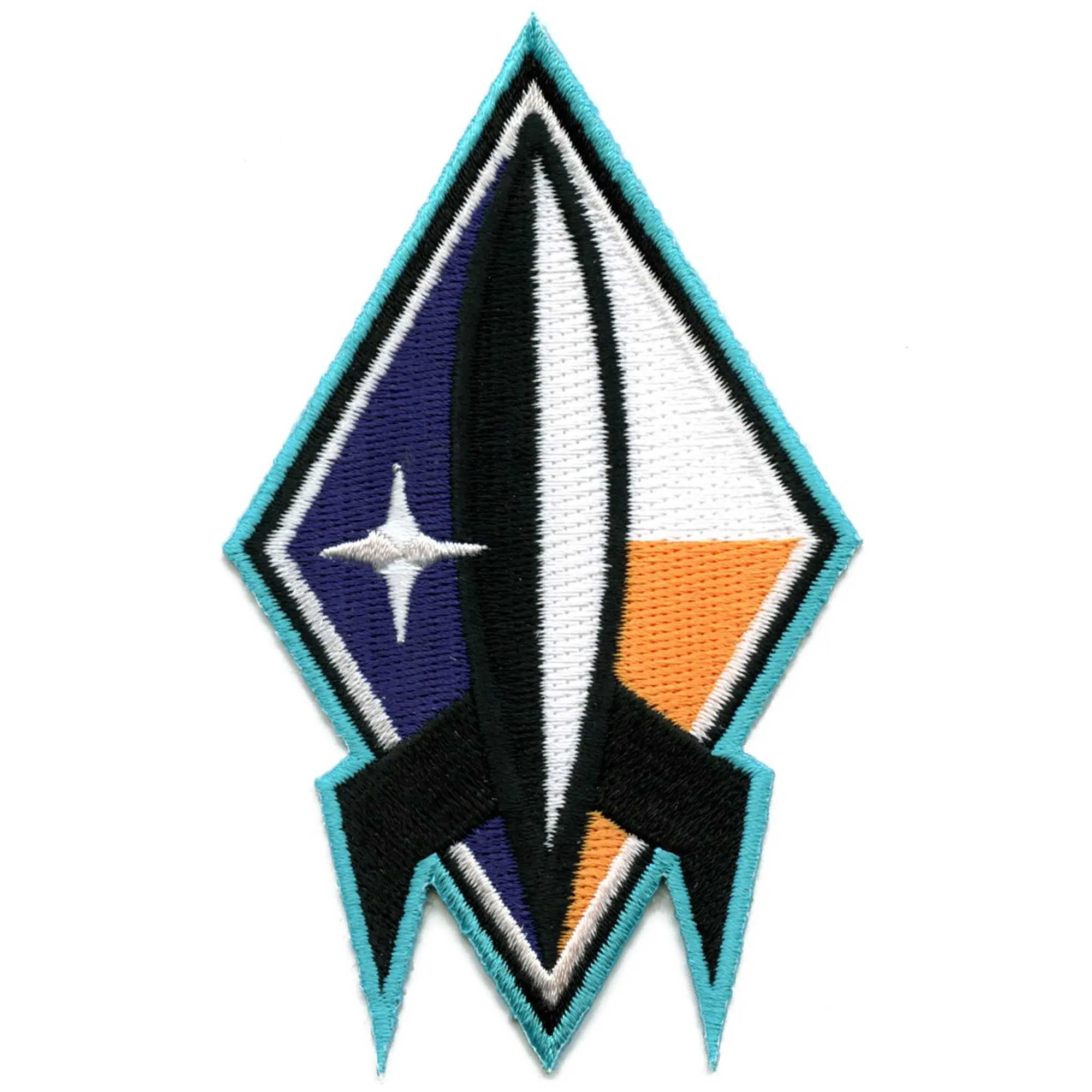 Sugar Land Space Cowboys Patch Rocket Logo Houston Embroidered Iron On - Image 2