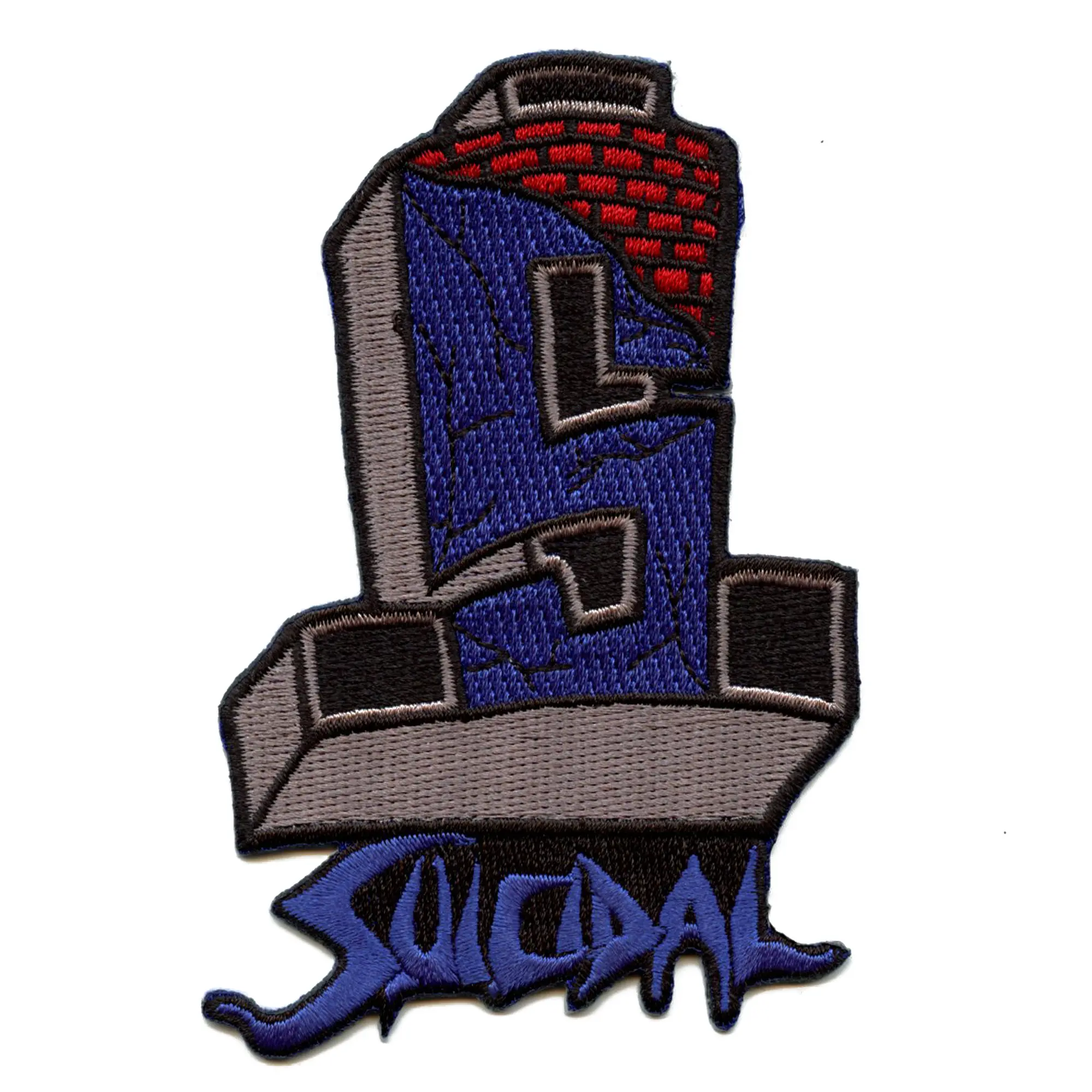 Suicidal Tendencies Brick Patch Punk Rock Band Embroidered Iron On