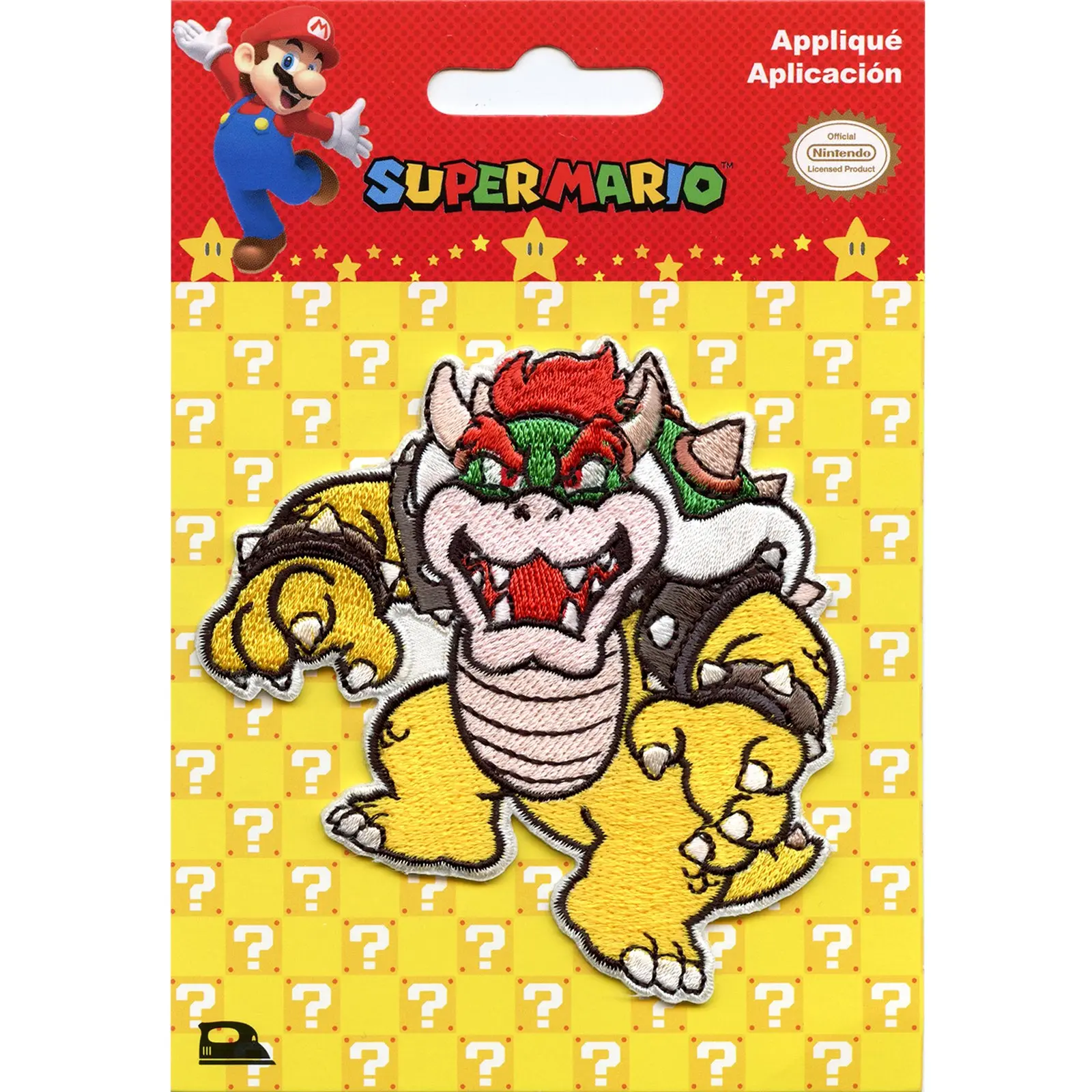 Nintendo Super Mario Game Bowser Iron On Patch - Image 2