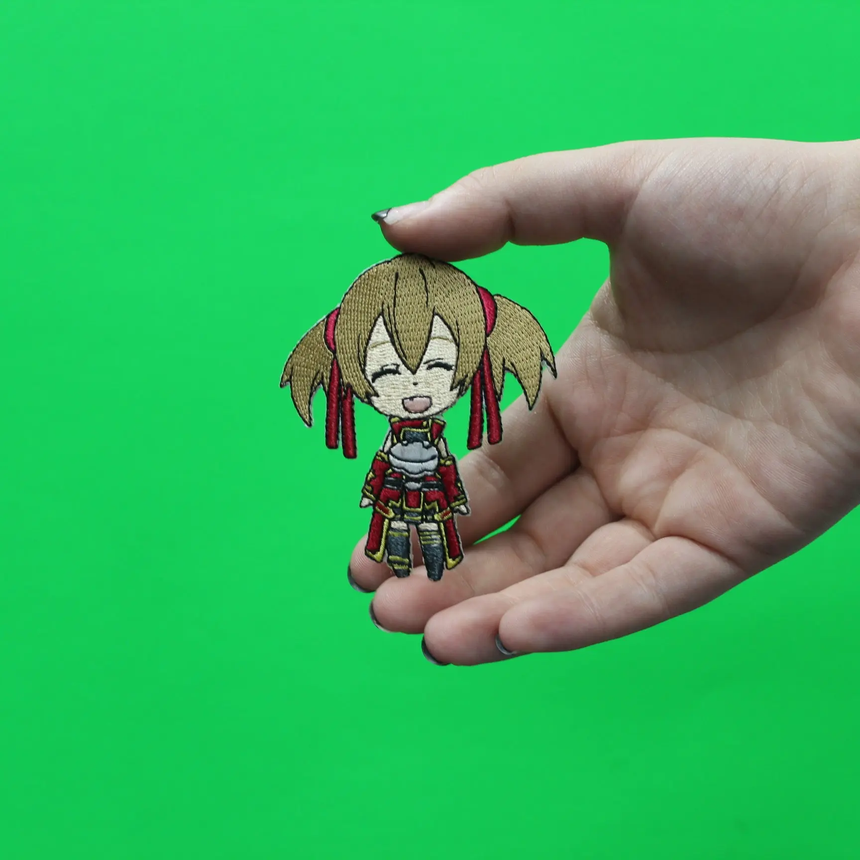 Sword Art Online SAO Silica Anime Embroidered Iron On Patch - Image 2