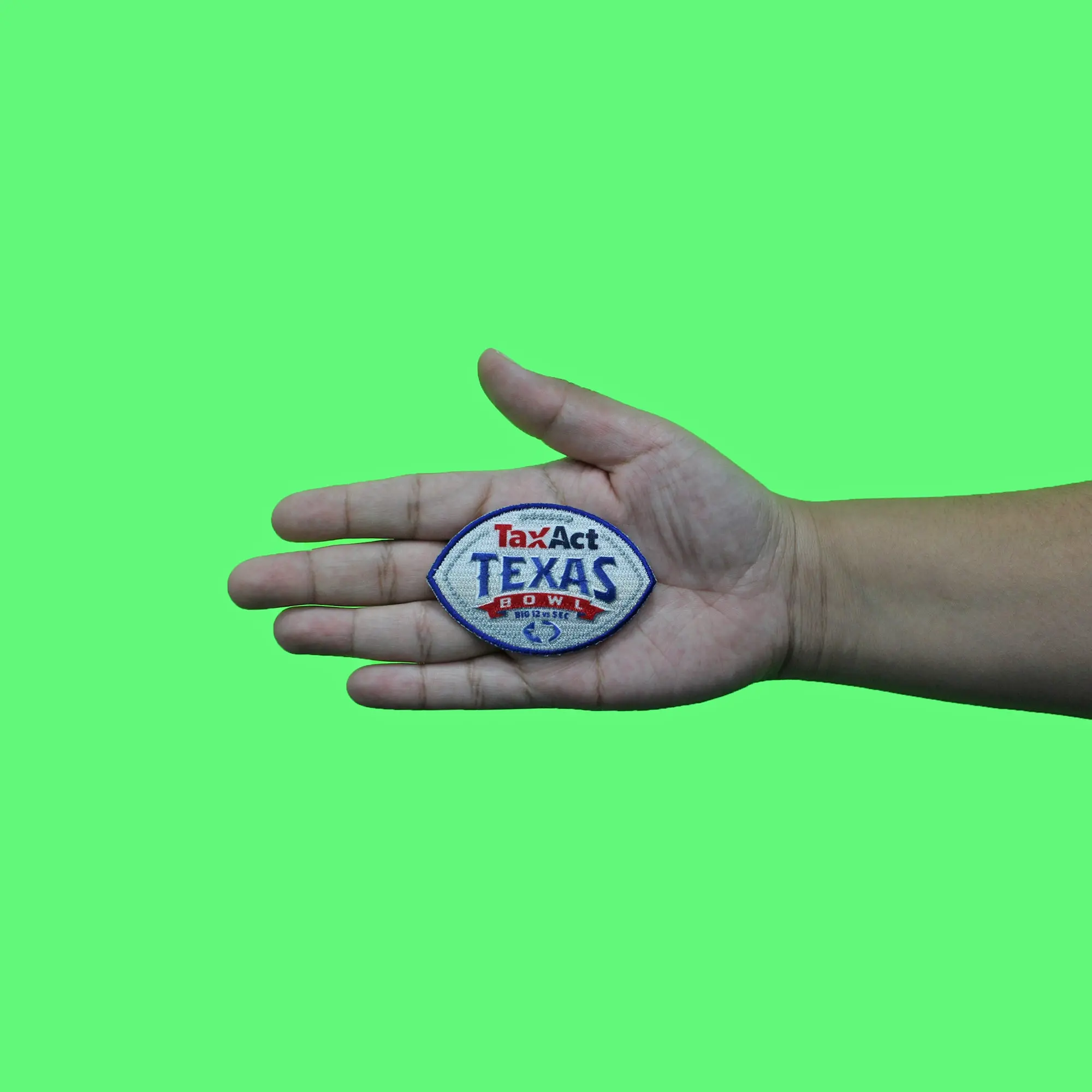 TaxAct Texas Bowl Game Jersey Patch Texas A&M Aggies Oklahoma State Cowboys (2023) - Image 3