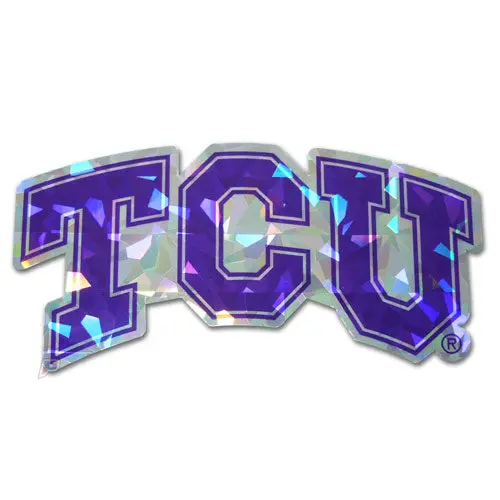 TCU Horned Frogs Reflective Dome Auto Decal Emblem AMG
