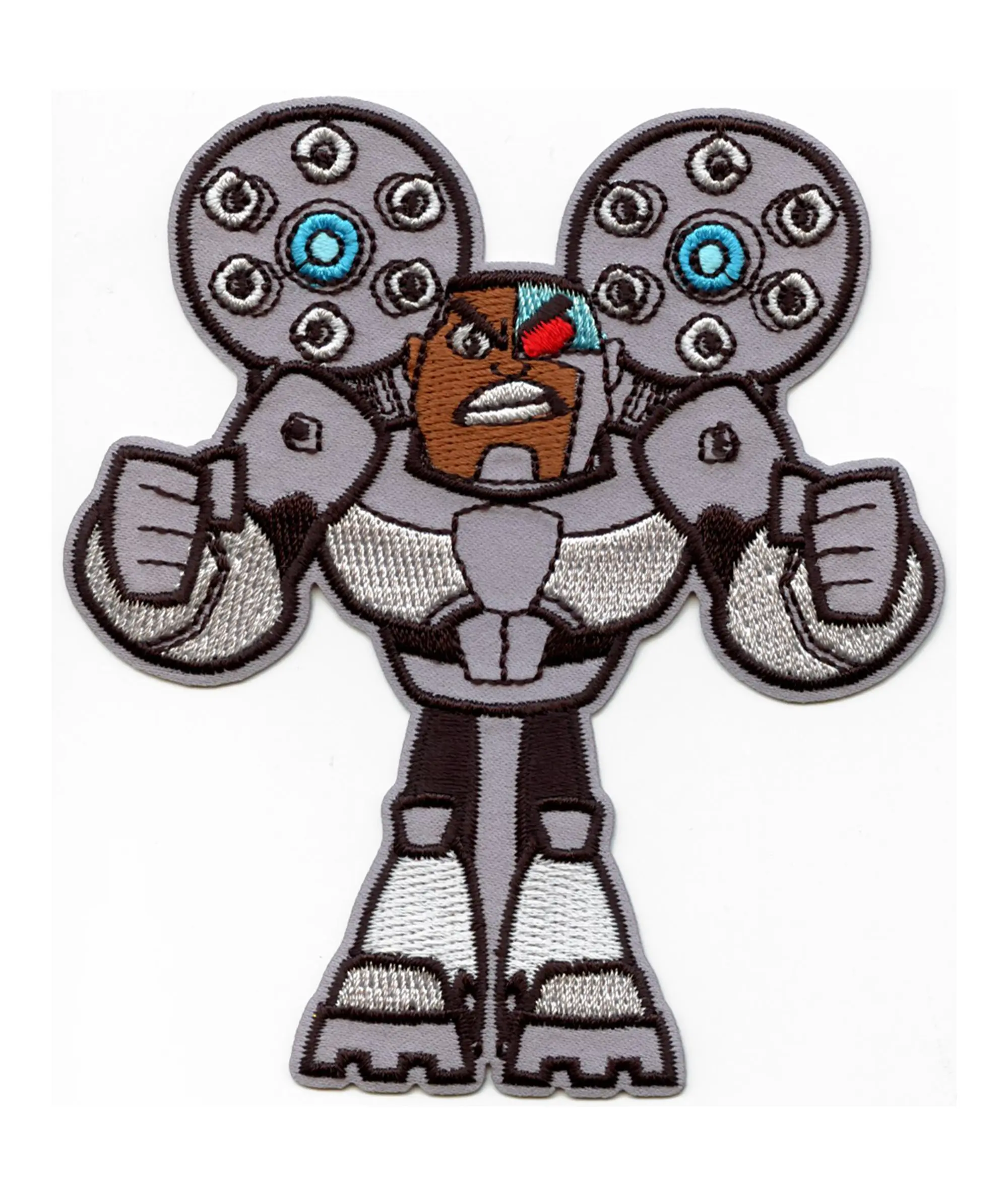 Teen Titans Go! Cyborg Patch DC Cartoon Network Embroidered Iron-On
