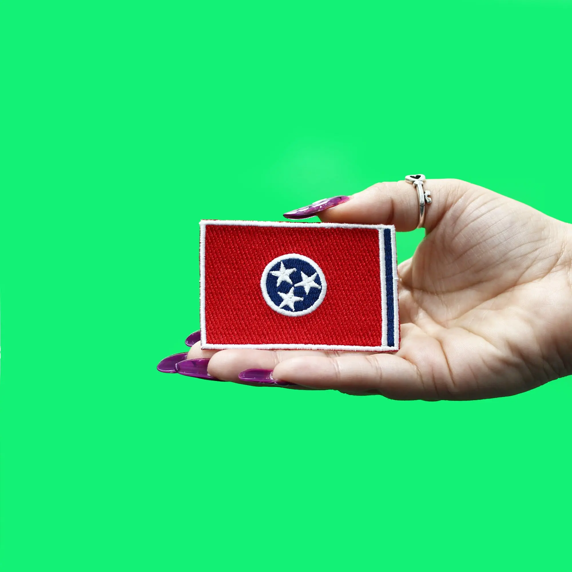 Tennessee Patch State Flag Embroidered Iron On - Image 2