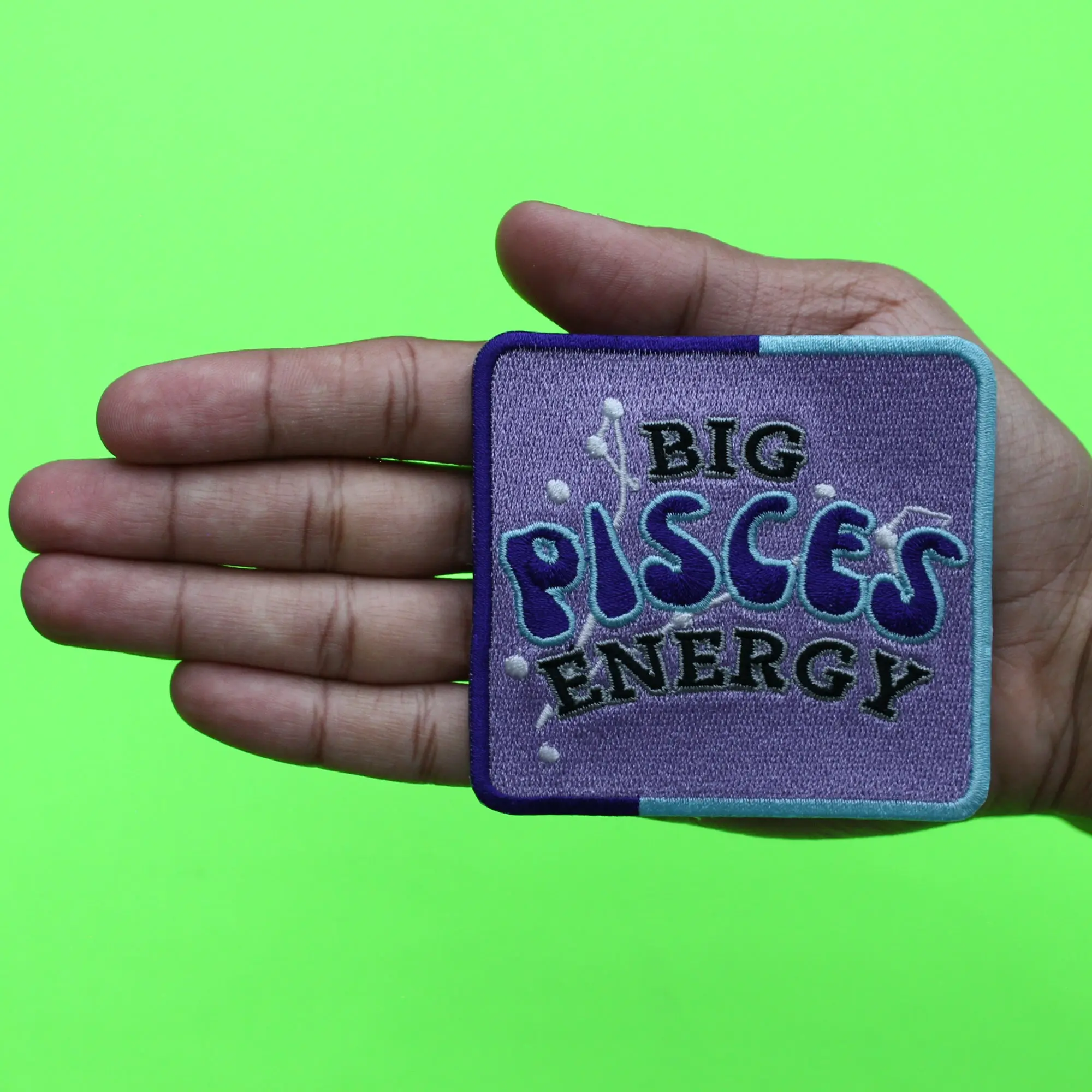 Big Pieces Energy Patch Constellation Zodiac Box Embroidered Iron On - Image 2