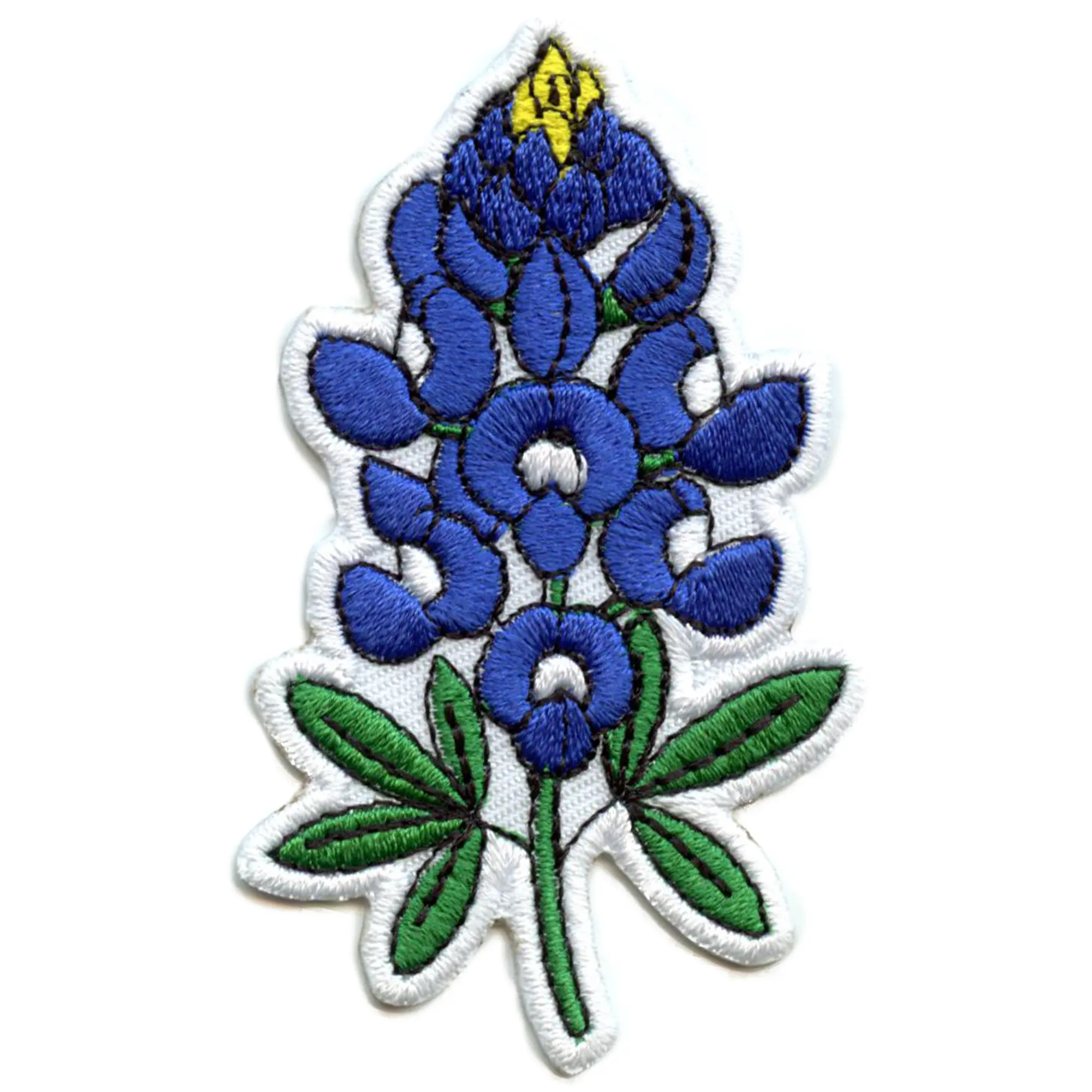 Texas Bluebonnet Patch State National Flower Embroidered Iron On