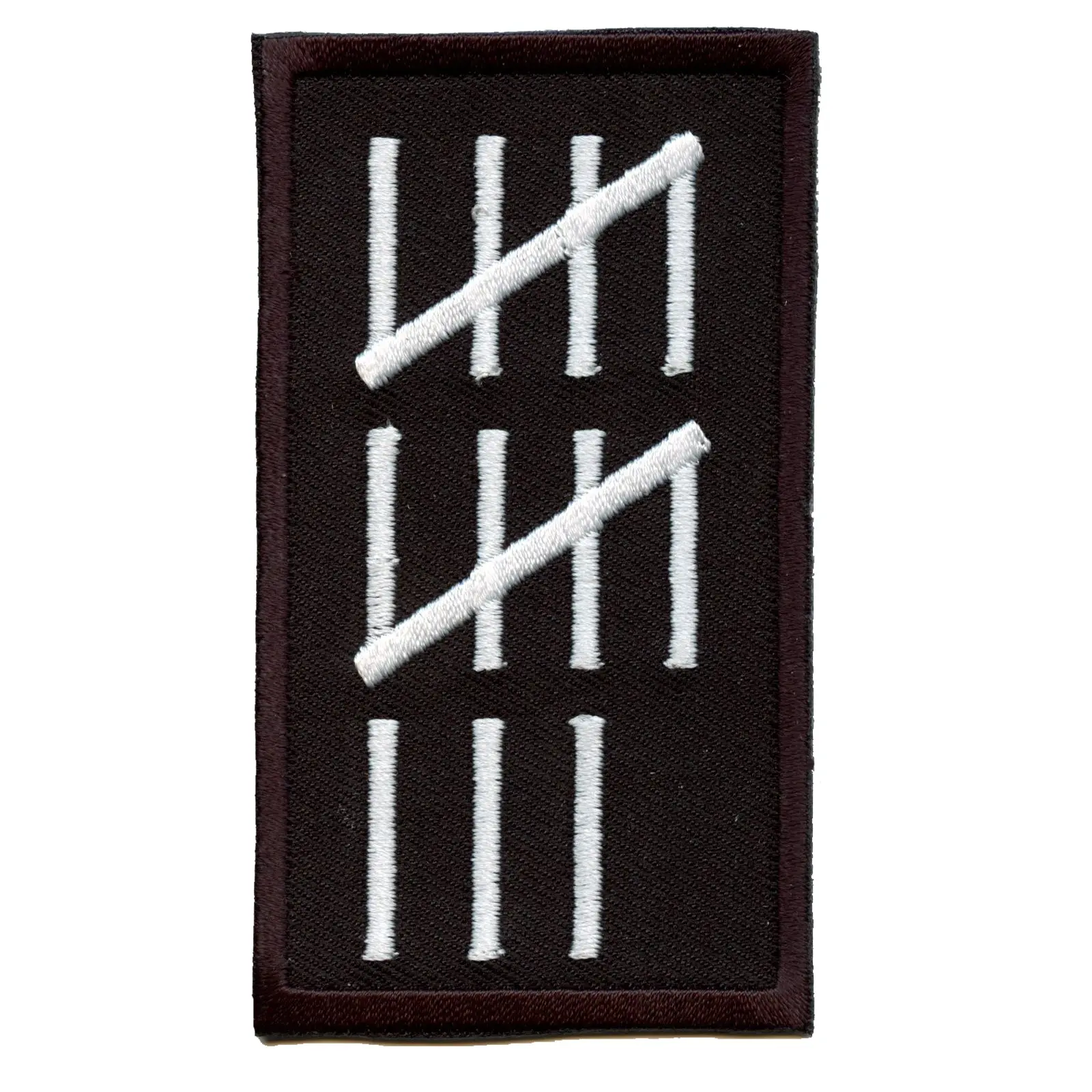 The 13th Amendment - Tally Marks Embroidered Iron On Patch