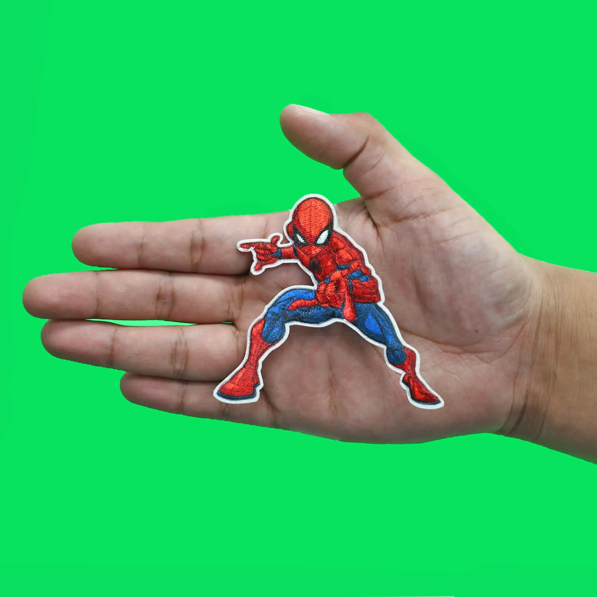The Amazing Spiderman Pose Patch Marvel Hero Classic Sublimated Iron On - Image 3