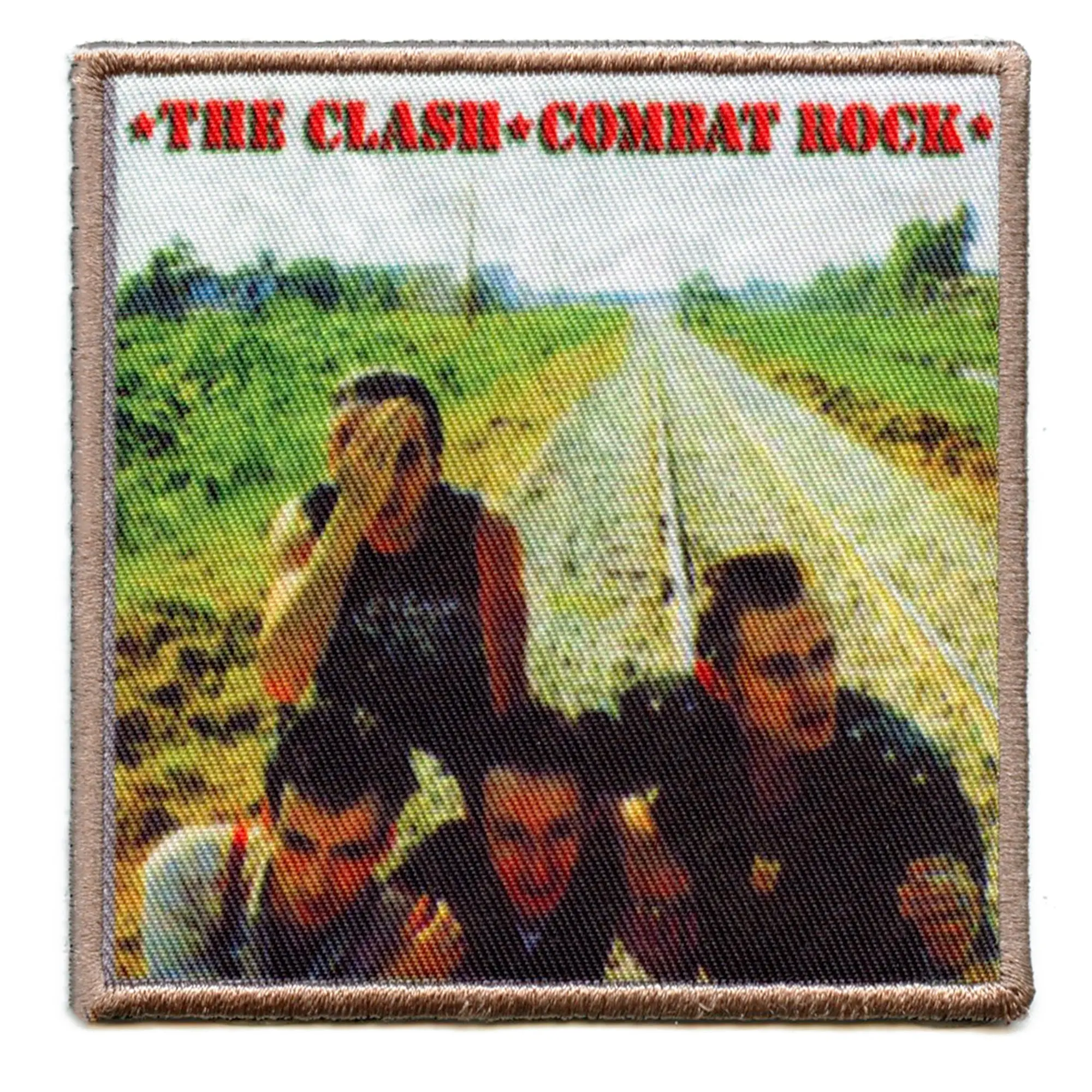 The Clash Combat Rock Patch Members Road Cover Sublimated Iron On