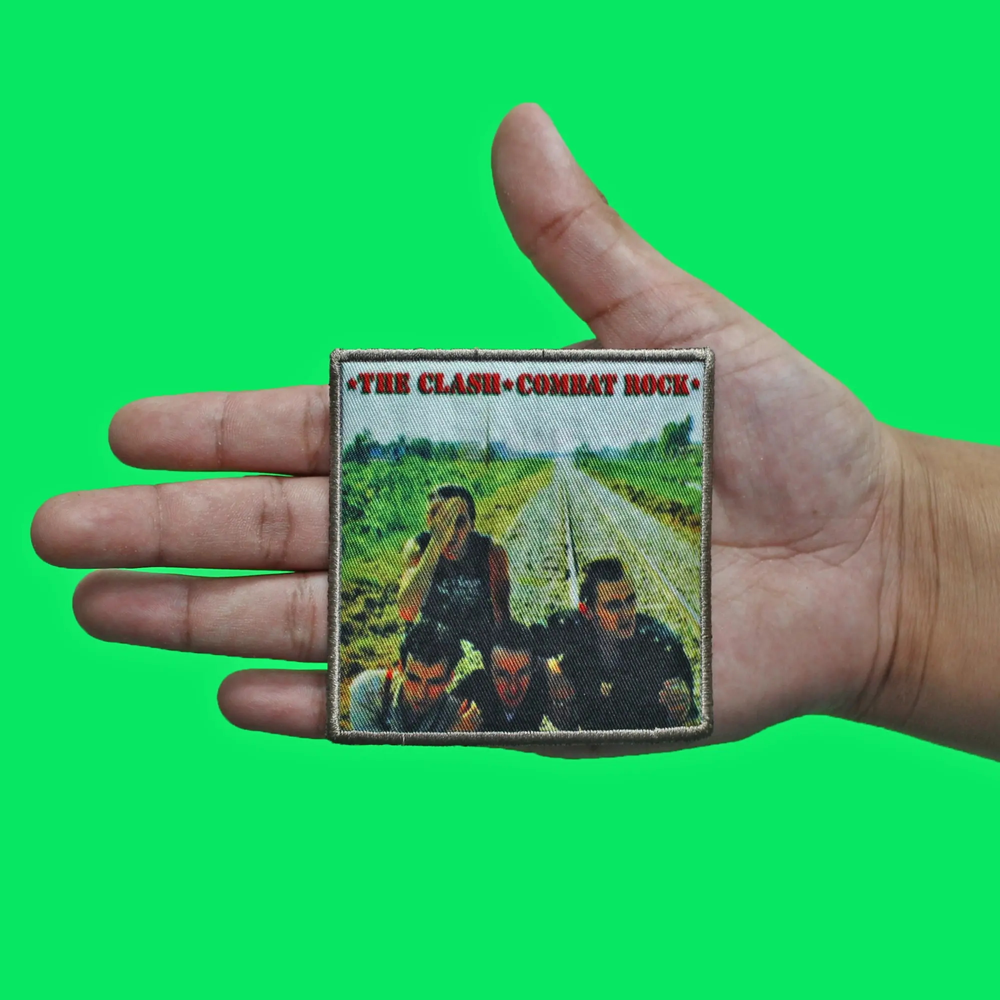The Clash Combat Rock Patch Members Road Cover Sublimated Iron On - Image 2