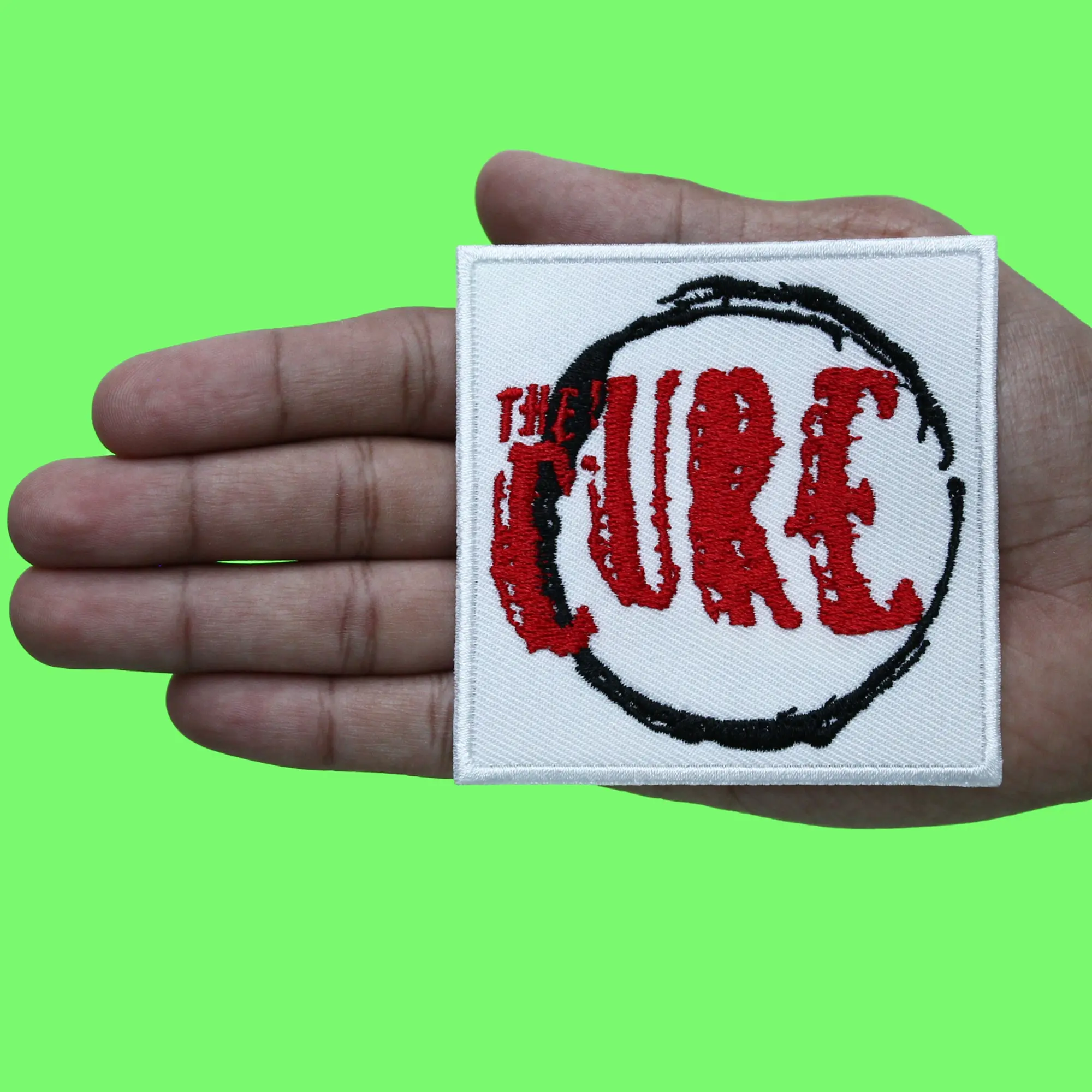 The Cure Music Patch Band Circle Logo Embroidered Iron On - Image 2