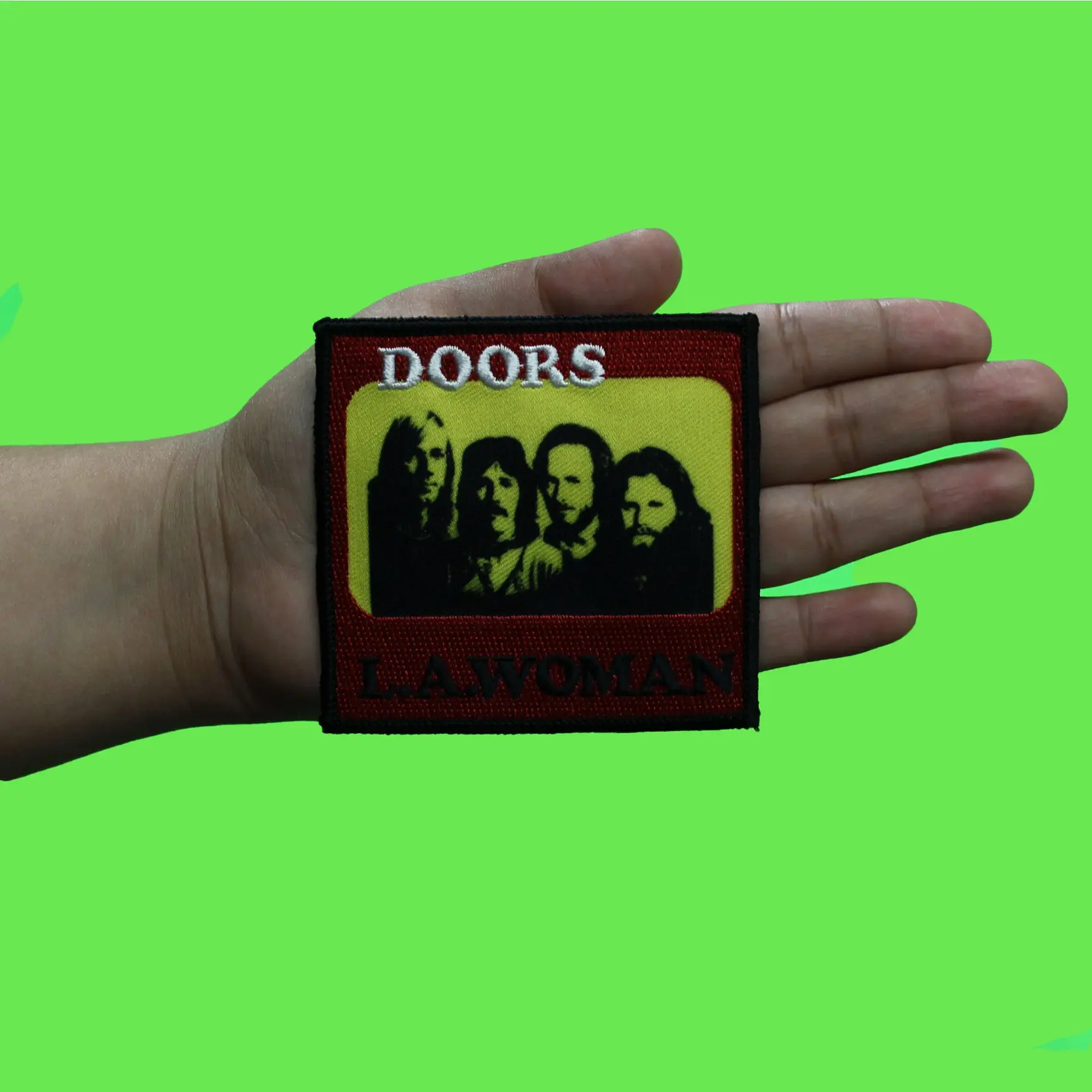 The Doors LA Woman Band Patch Portrait Album Cover Embroidered Iron On - Image 2
