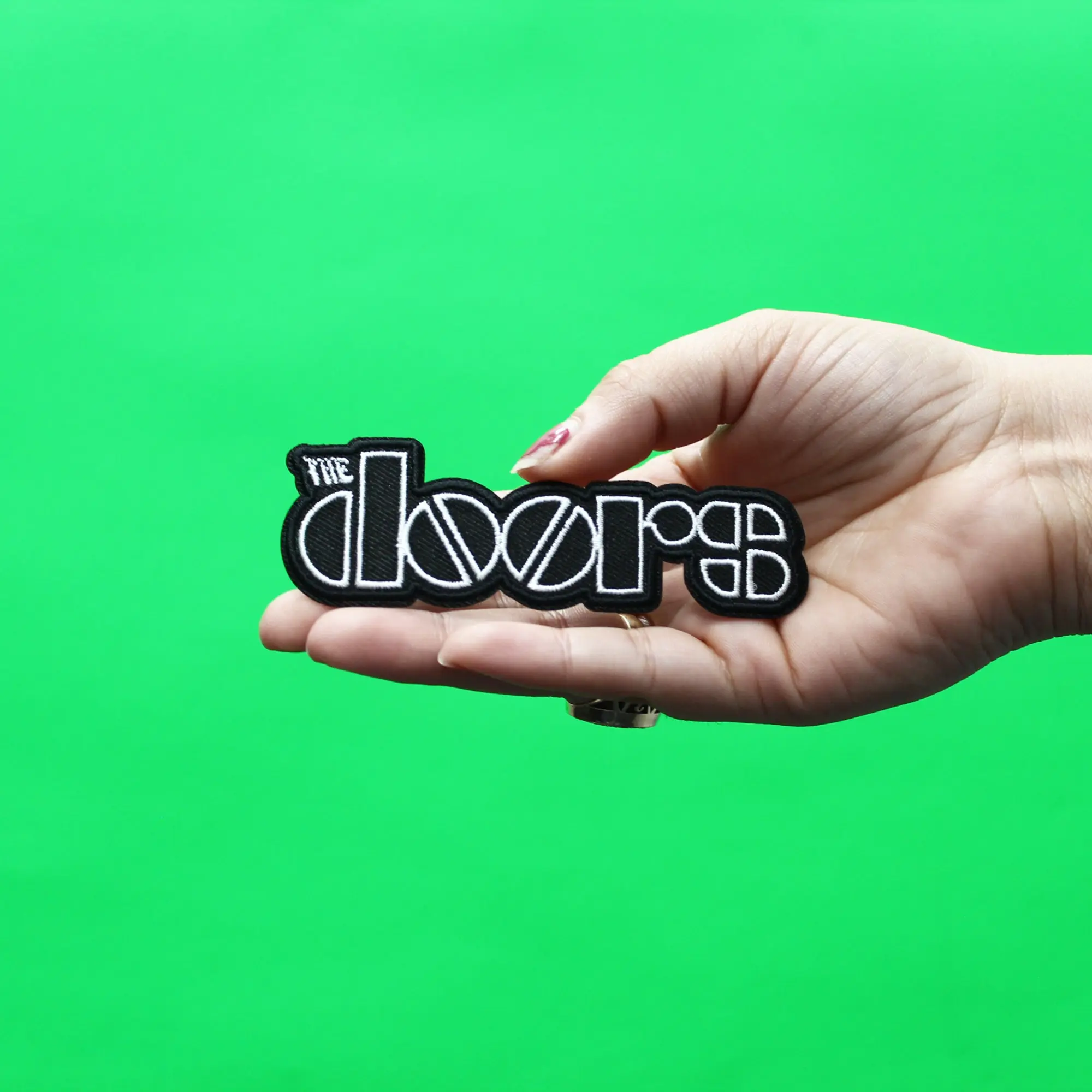 The Doors Patch Band Logo Embroidered Iron On - Image 2
