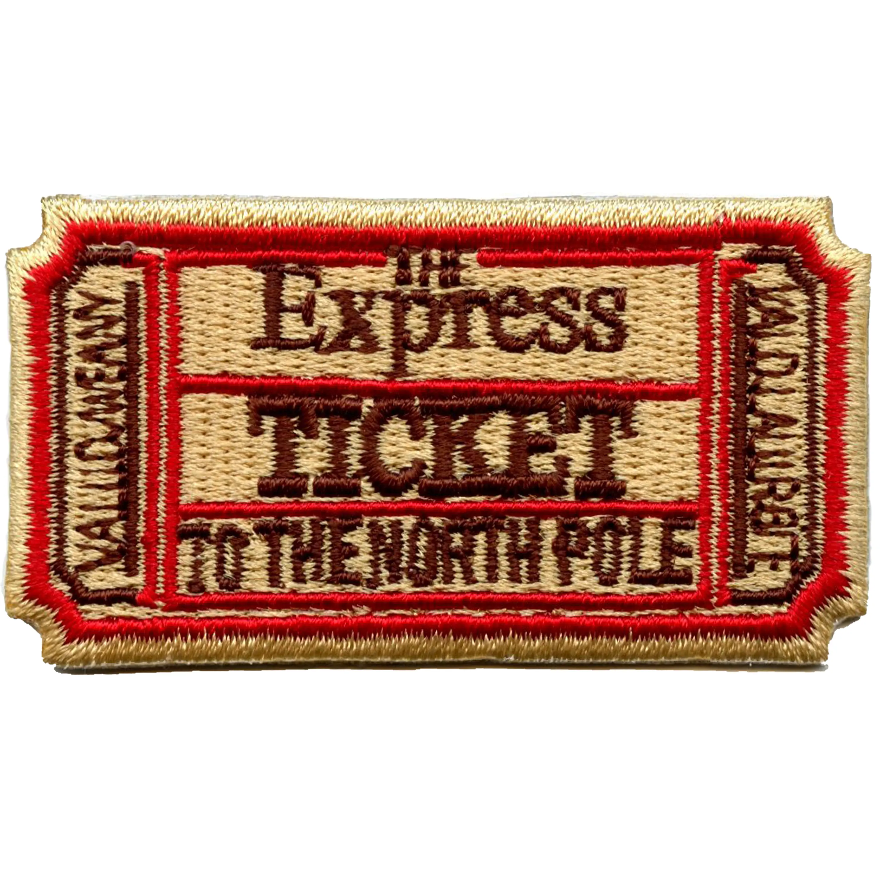 The Express Ticket Patch Iconic Christmas Movie Embroidered Iron On