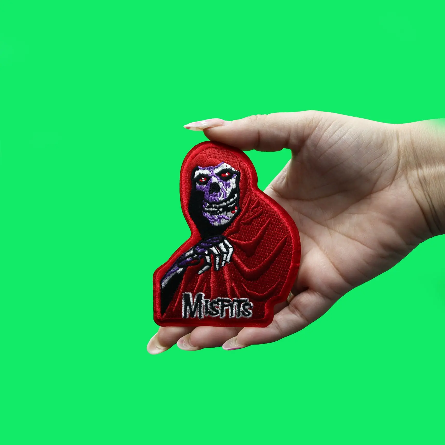 The Misfits Patch Red Friend Embroidered Iron On - Image 2